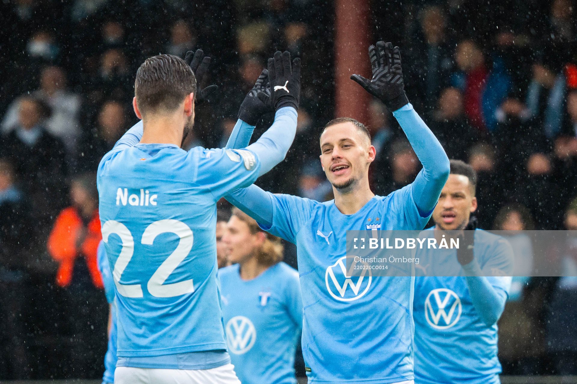 Malmö FFs Veljko Birmancevic jublar