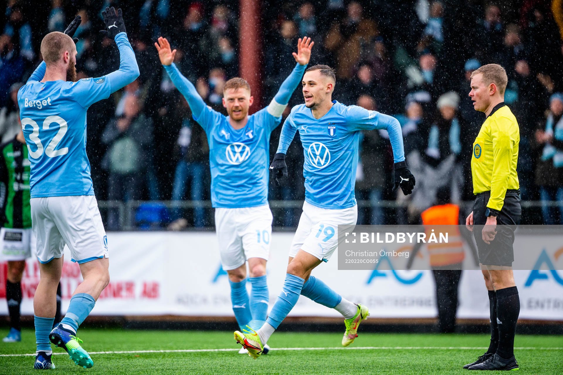 Malmö FFs Veljko Birmancevic jublar