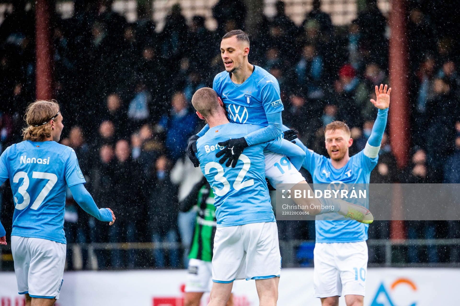 Malmö FFs Veljko Birmancevic jublar