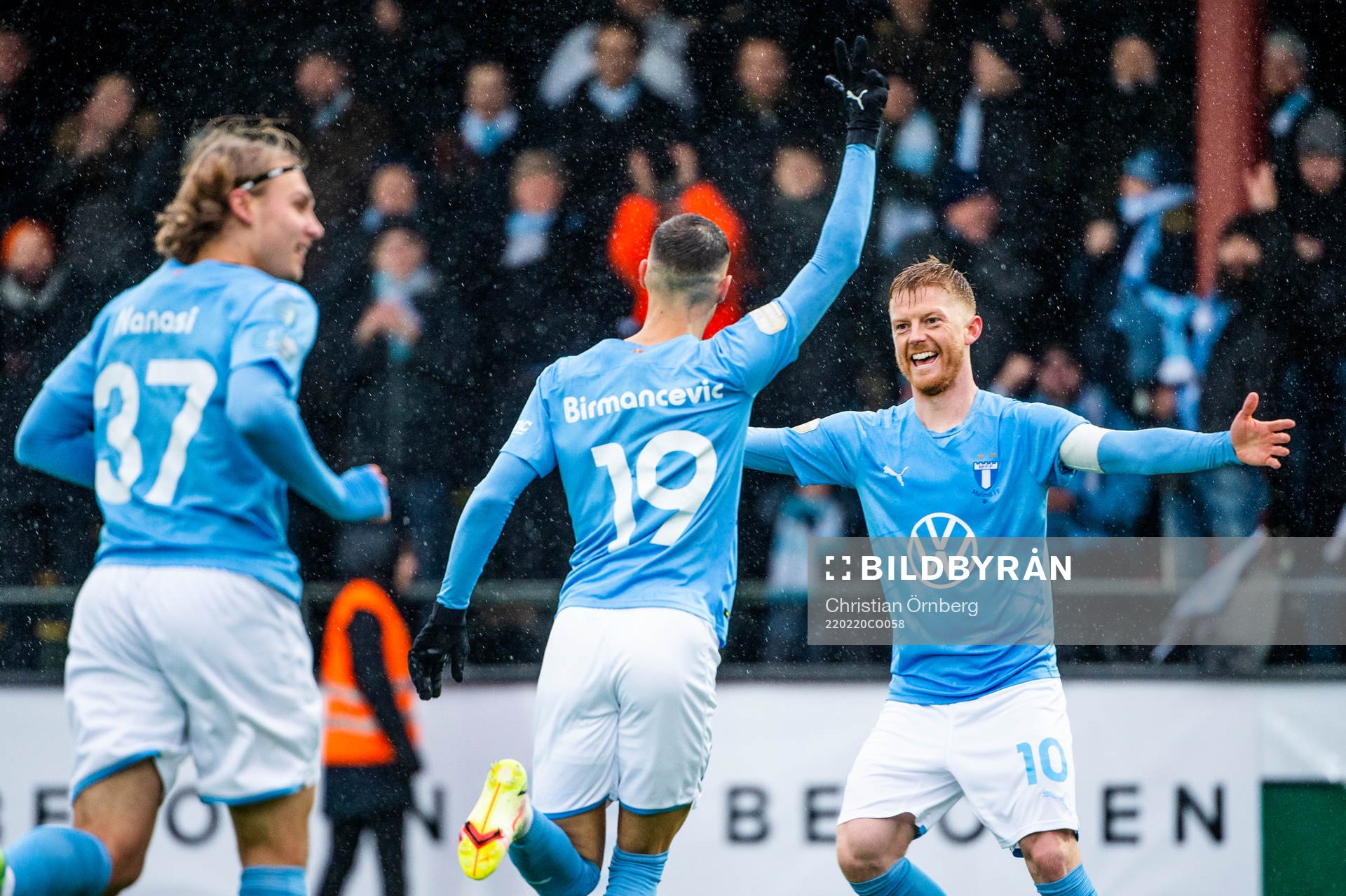 Malmö FFs Veljko Birmancevic jublar