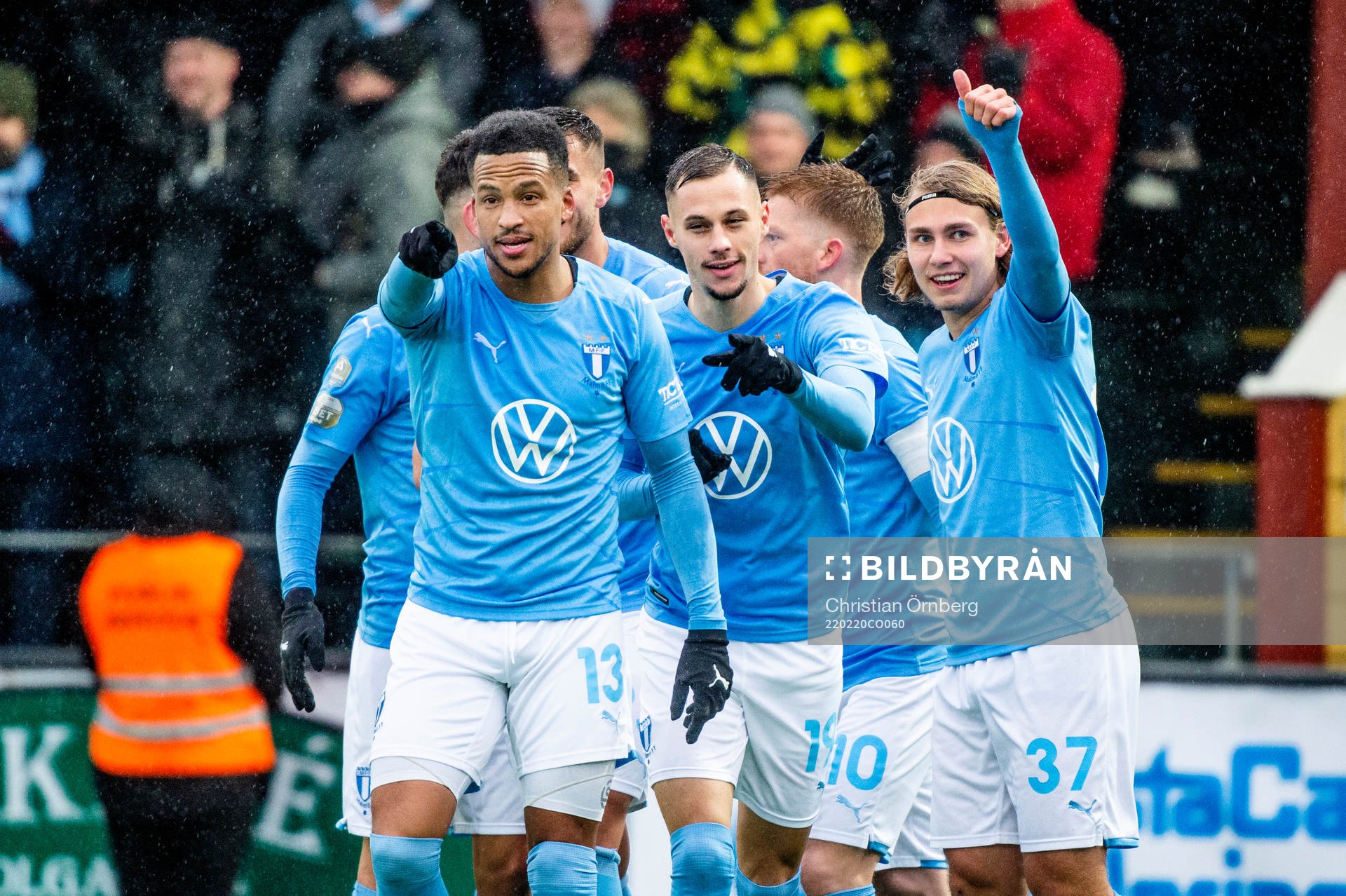 Malmö FFs Veljko Birmancevic jublar