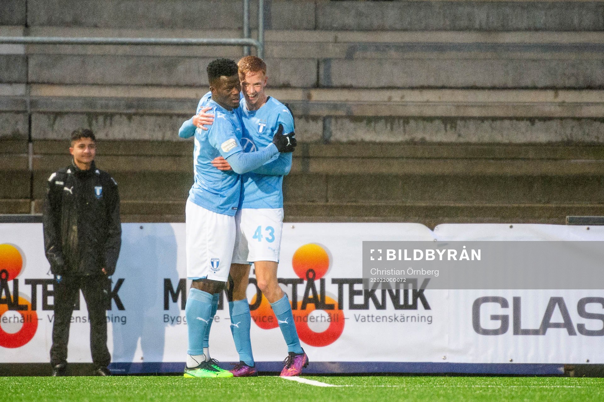 Malmö FFs Malik Abubakari jublar
