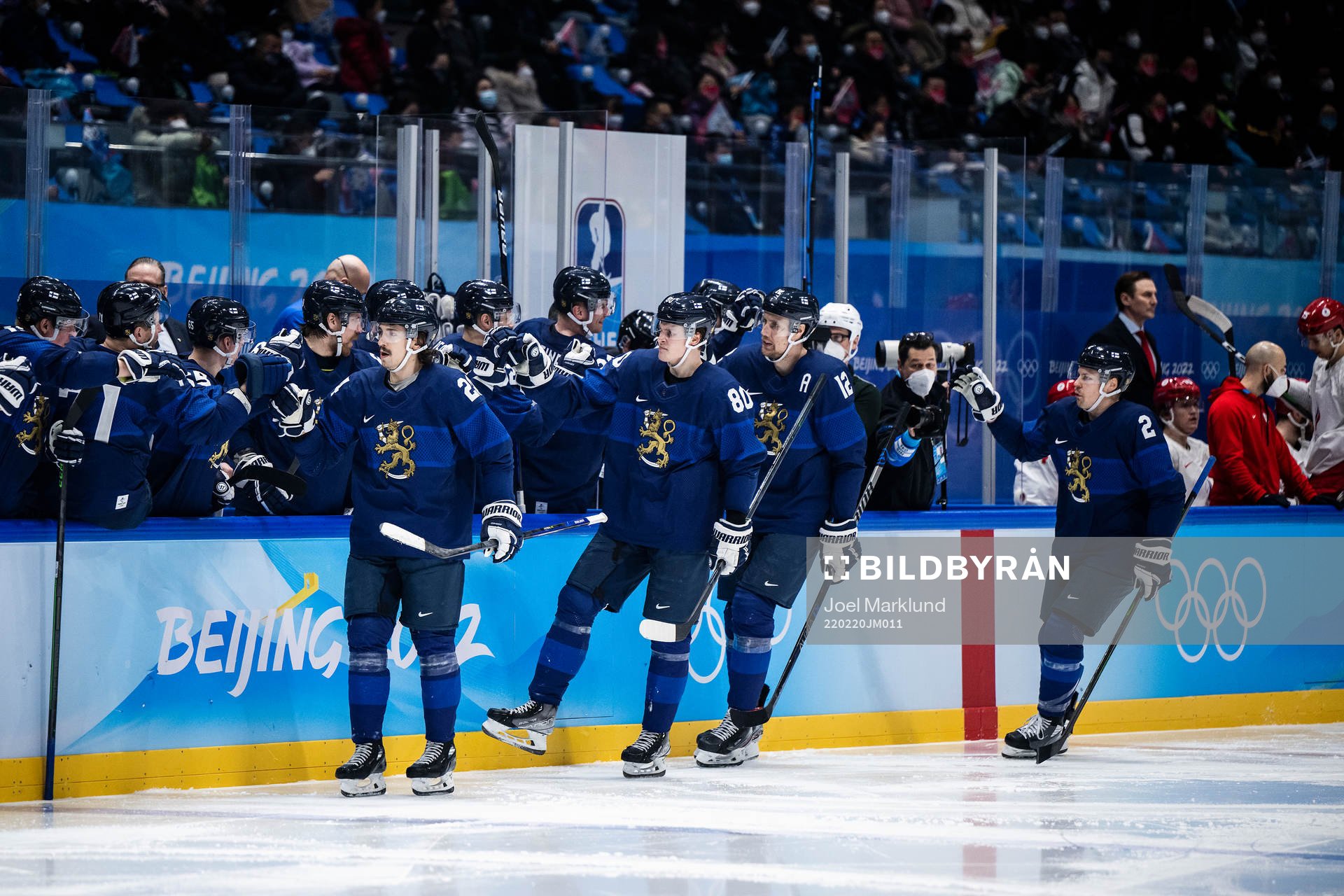 Hannes Björninen of Finland celebrates