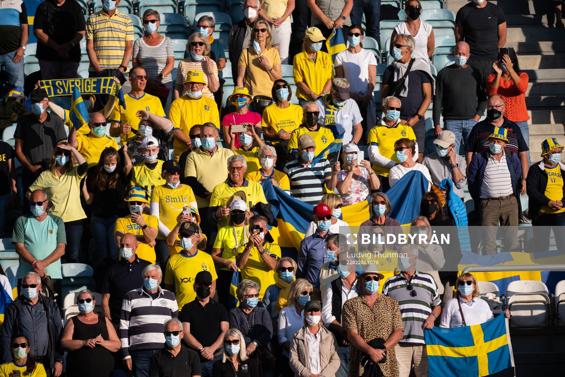 Swedish supporters
