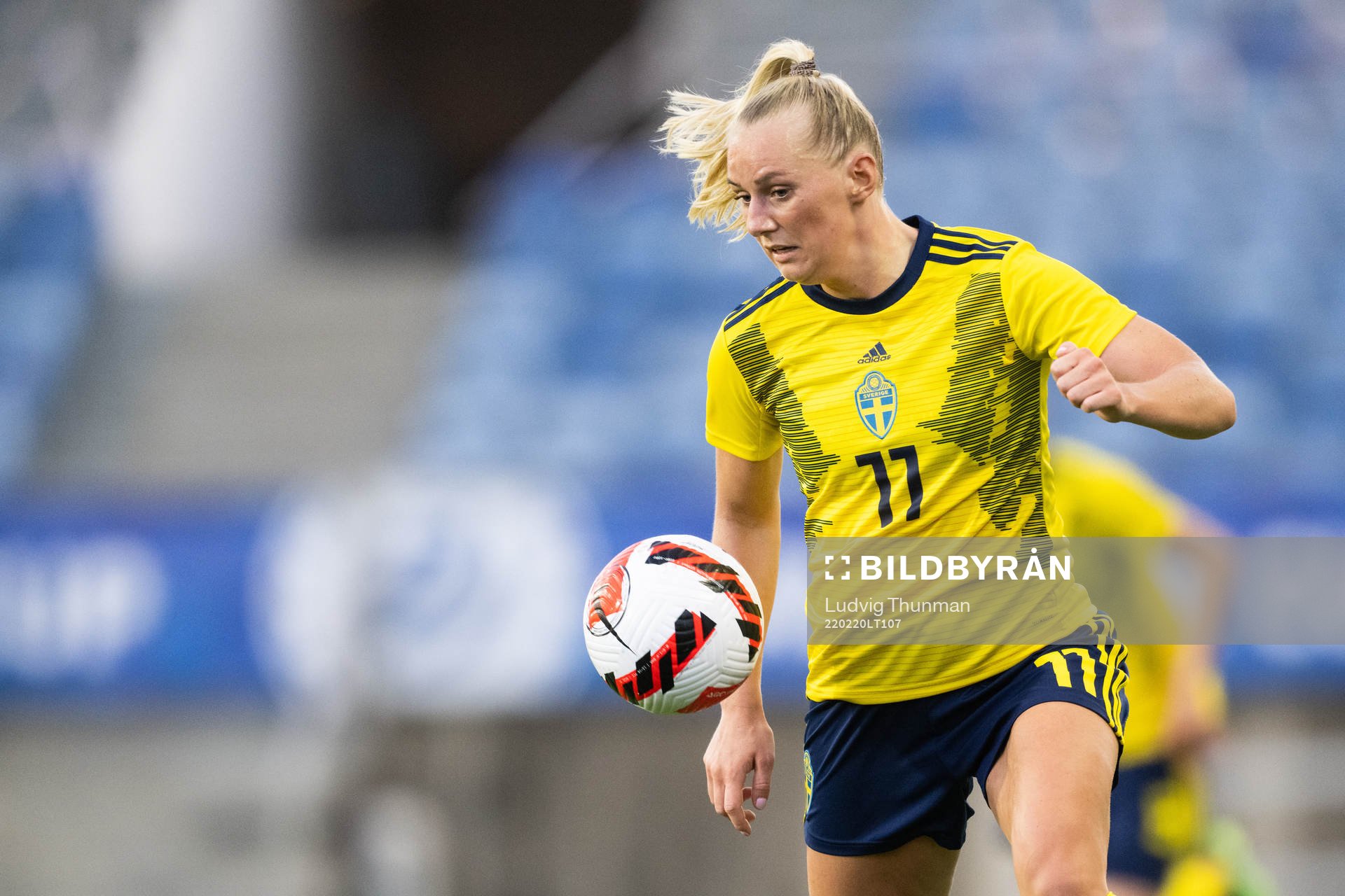 Stina Blackstenius of Sweden