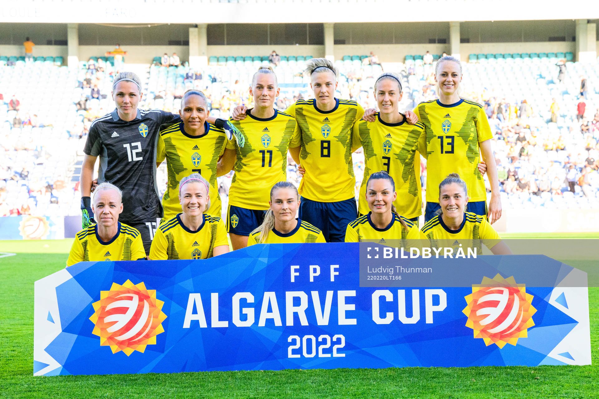 goalkeeper Jennifer Falk, Madelen Janogy, Stina