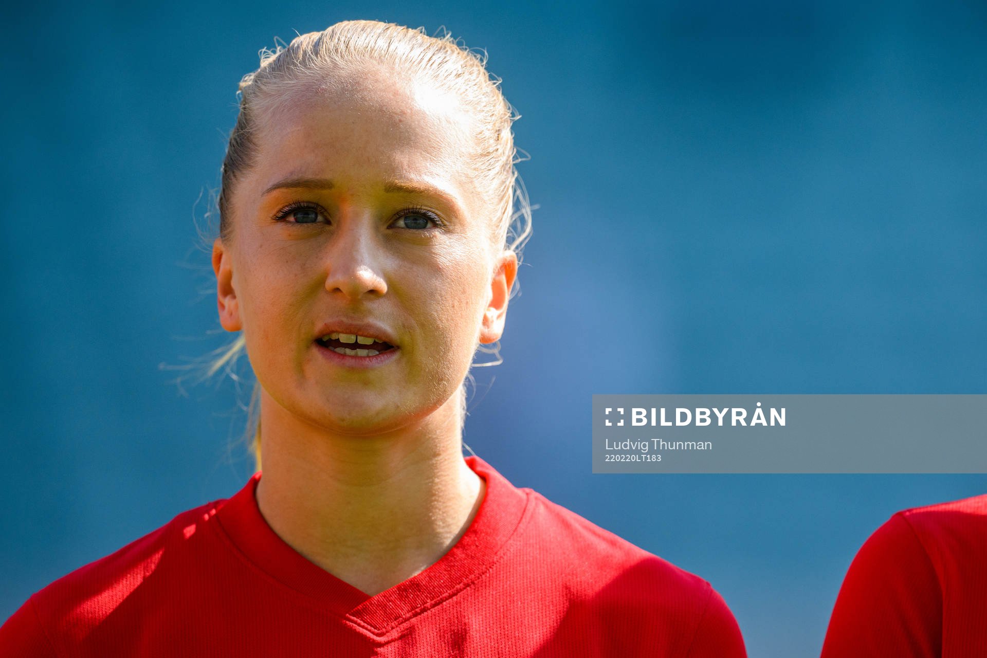 Amalie Vevle Eikeland of Norway ahead the Algarve Cup
