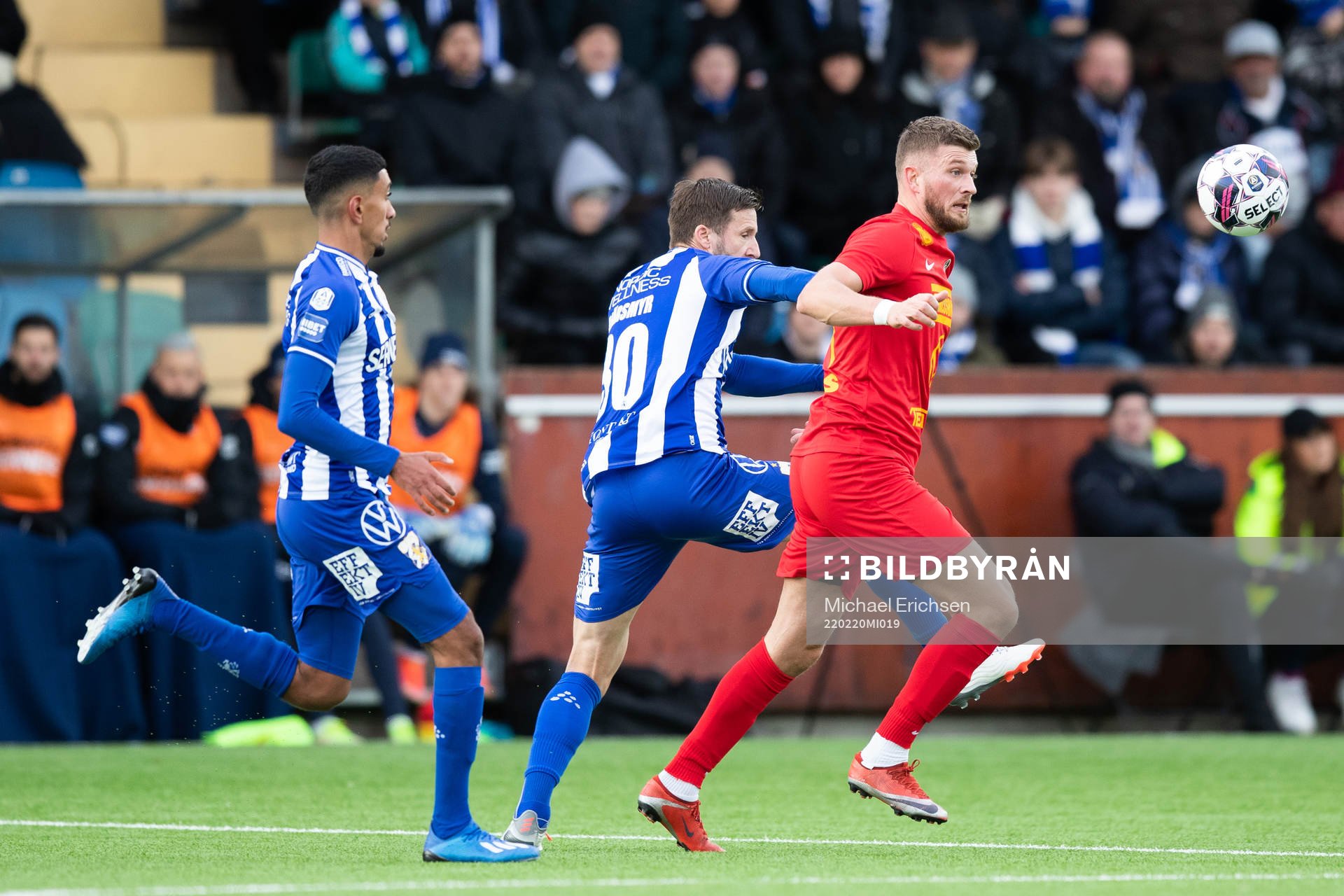 IFK Göteborgs Amir Al-Ammari och Mattias Bjärsmyr och