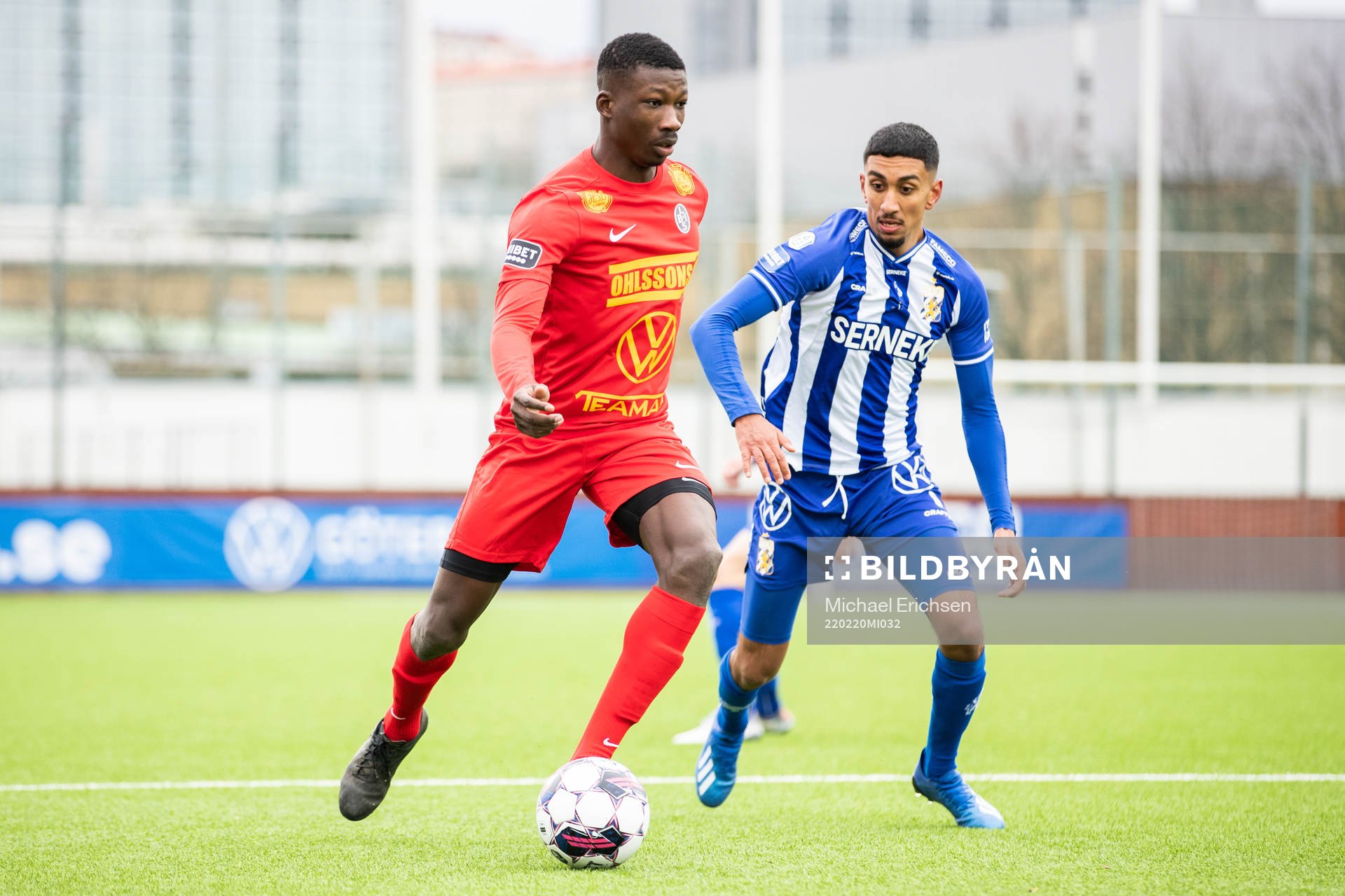 Landskronas Ousmane Diawara och IFK Göteborgs Amir