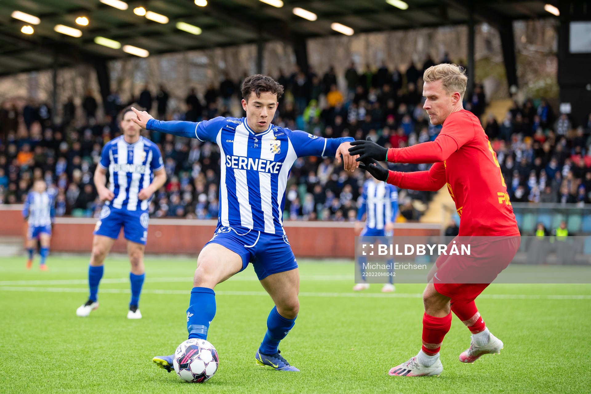 IFK Göteborgs Hussein Carneil och Landskronas Linus R