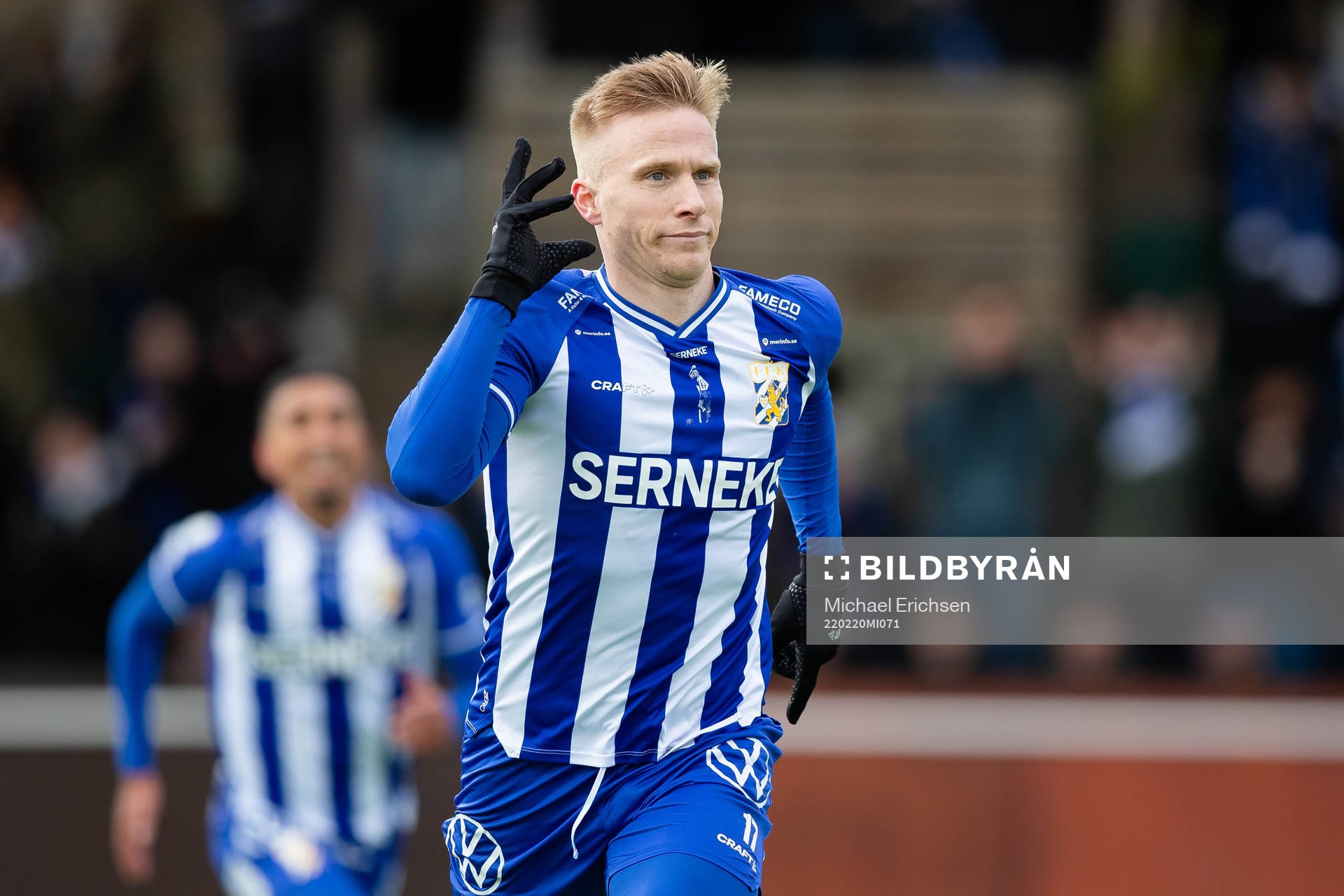 IFK Göteborgs Oscar Wendt jublar