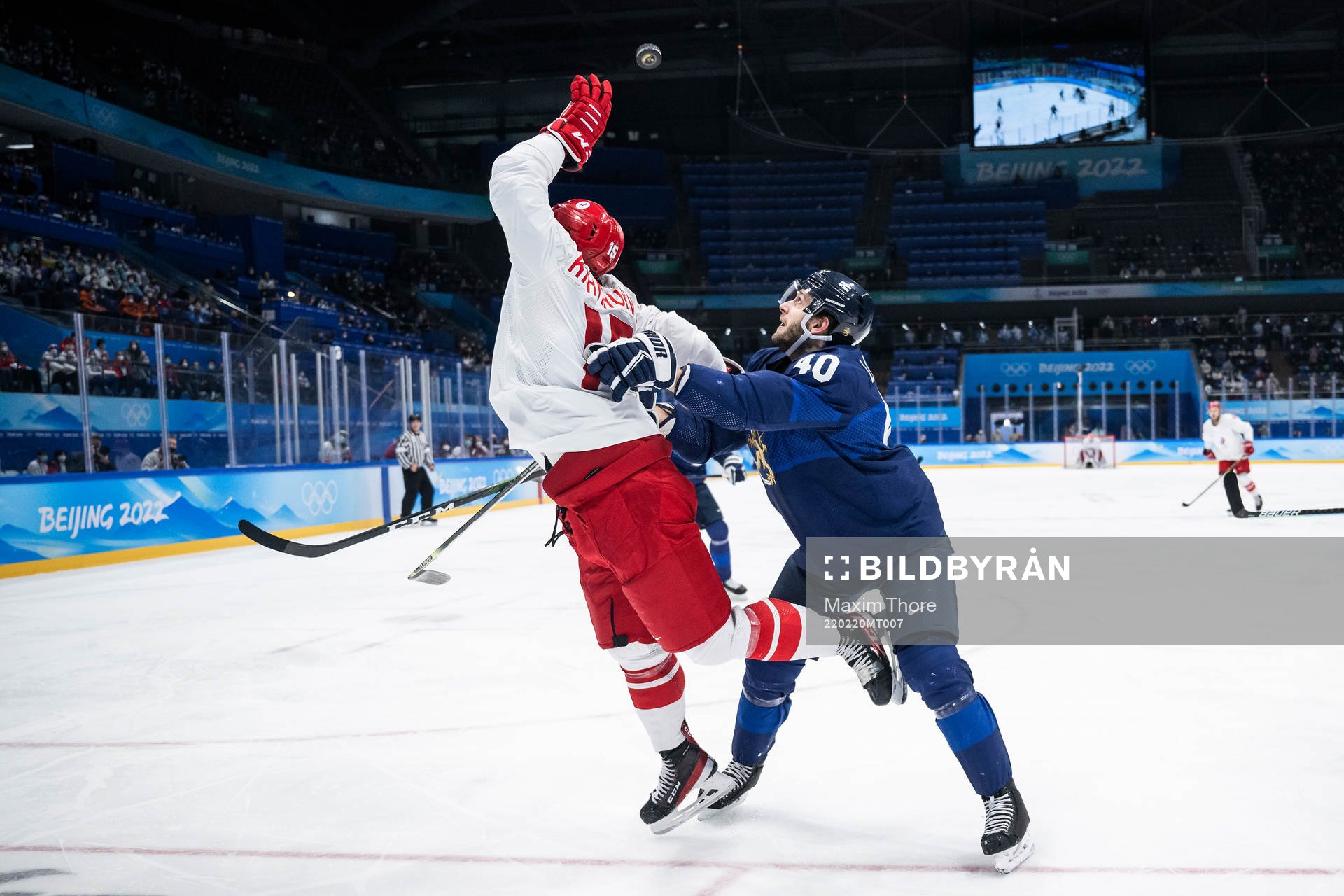 Pavel Karnaukhov of Russia and Petteri Lindbohm of Finland