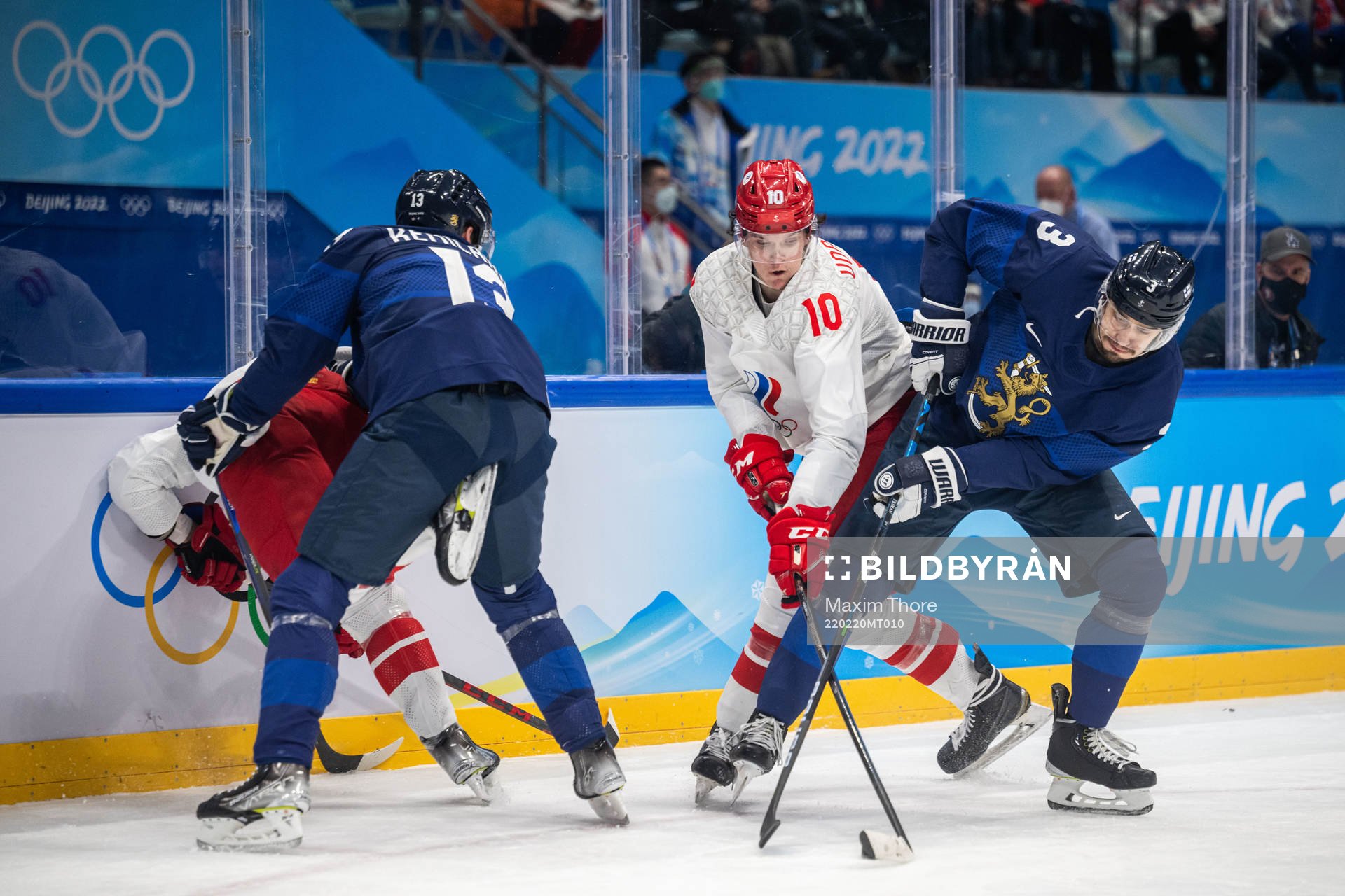Dmitri Voronkov of ROC (Russia) and Niklas Friman of