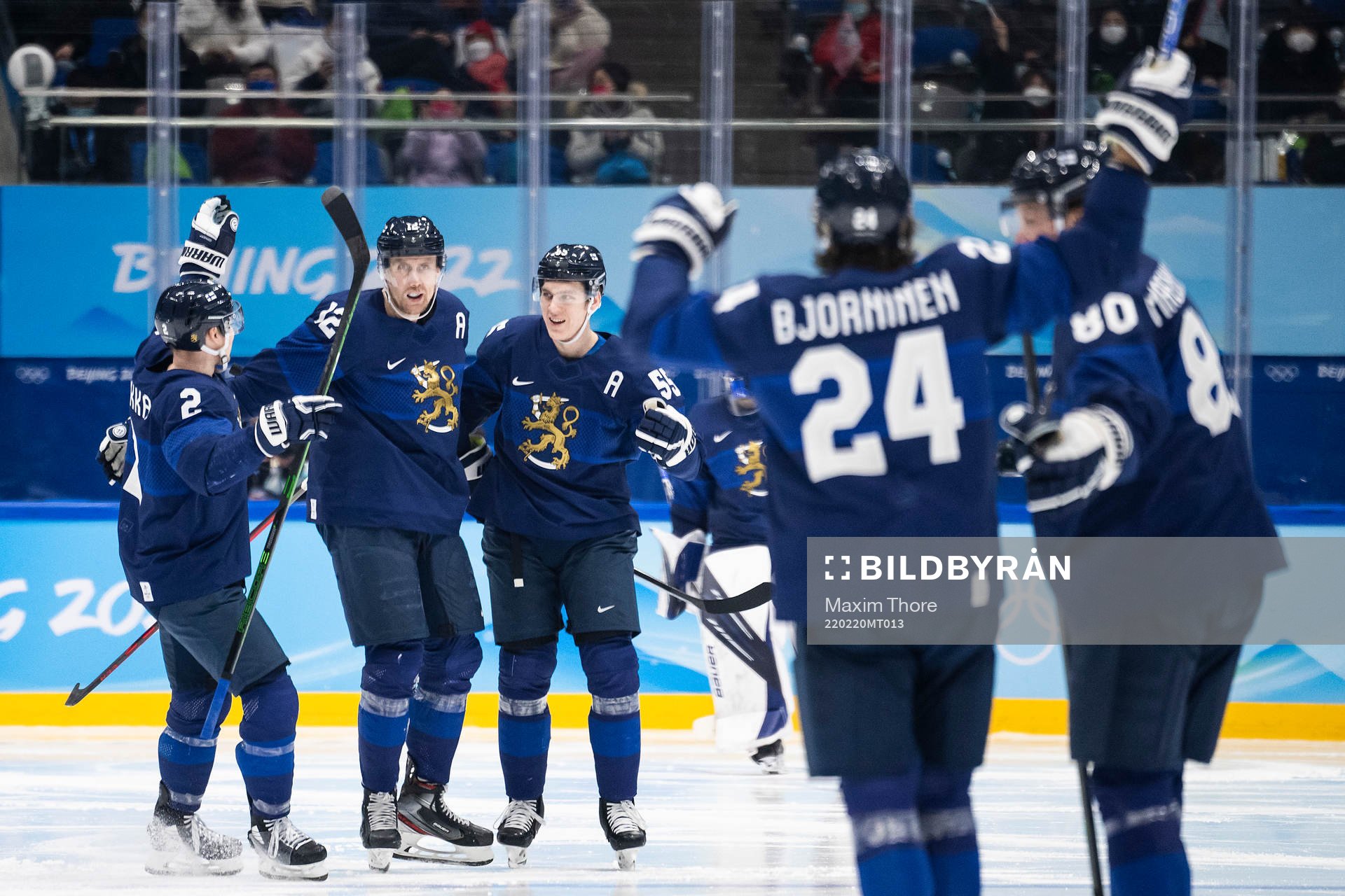 Marko Anttila of Finland celebrates
