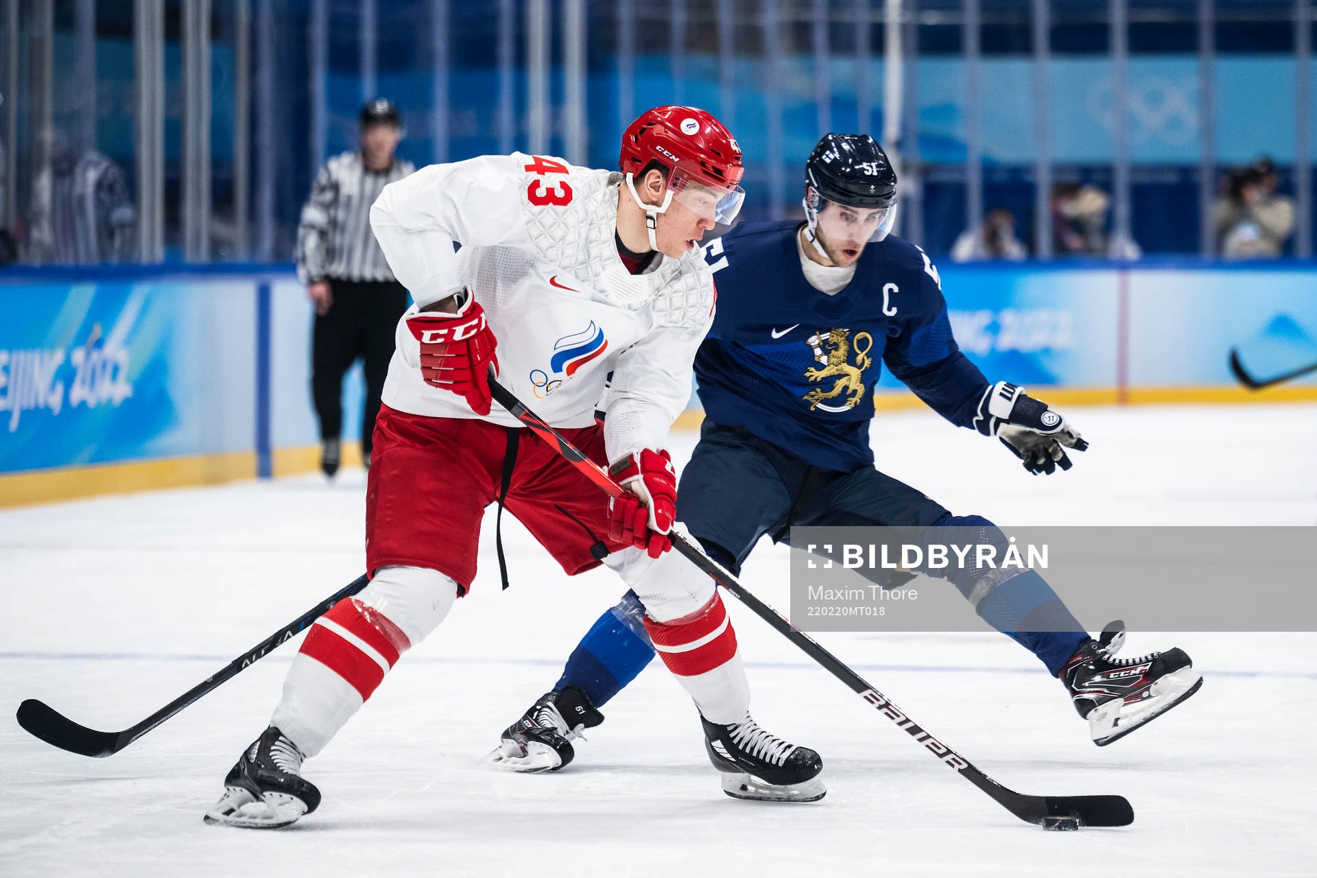 Damir Sharipzyanov of Russia and Valtteri Filppula of