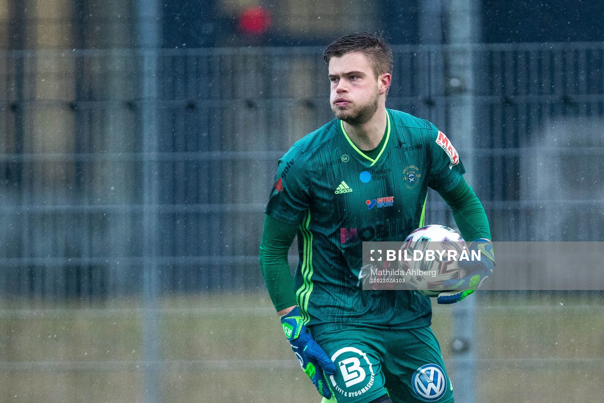 Ängelholms målvakt Robin Streifert