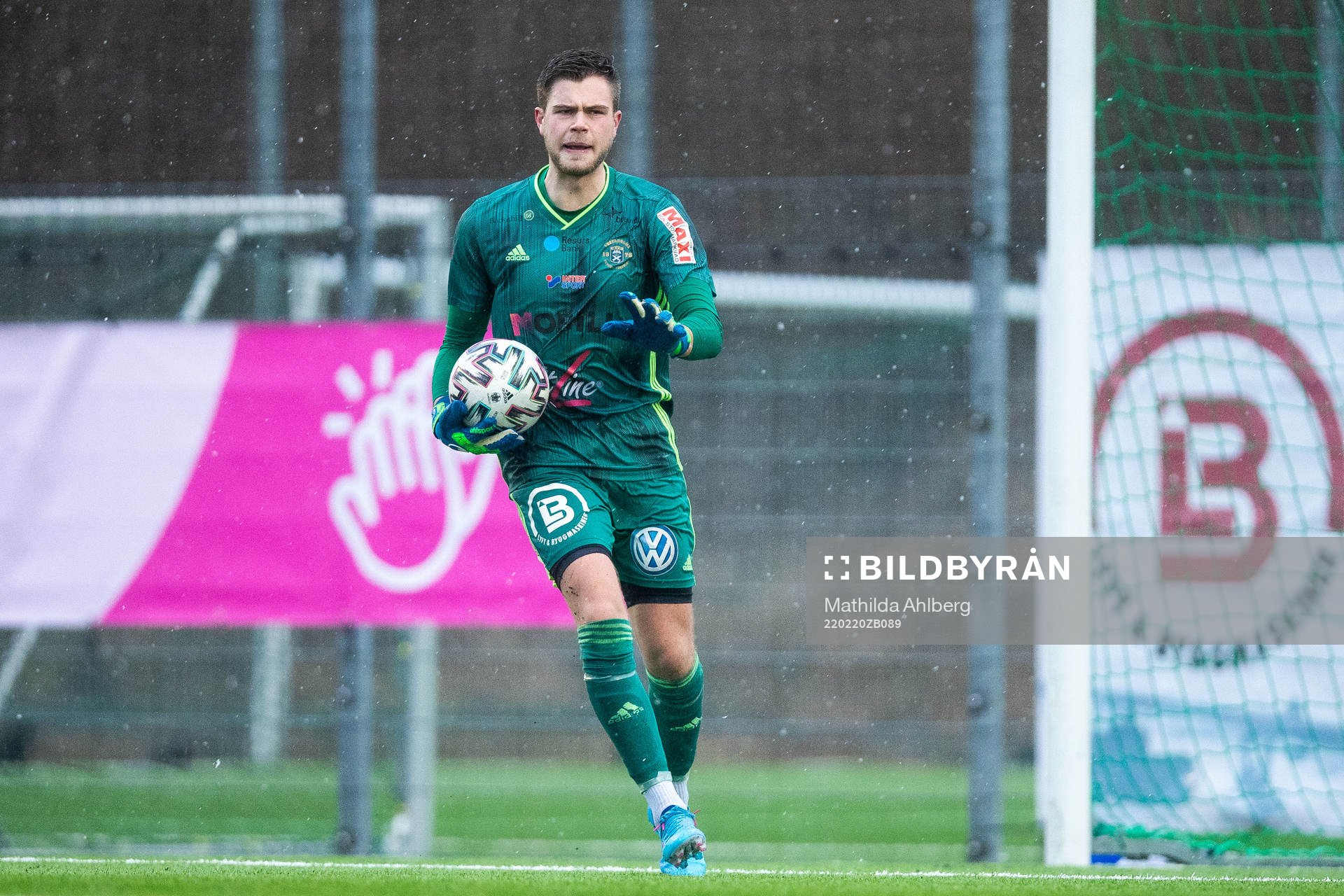 Ängelholms målvakt Robin Streifert