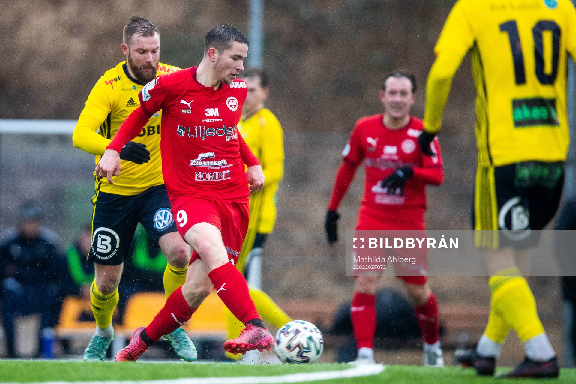 Ängelholms Emil Åberg och Värnamos Oscar Johansson