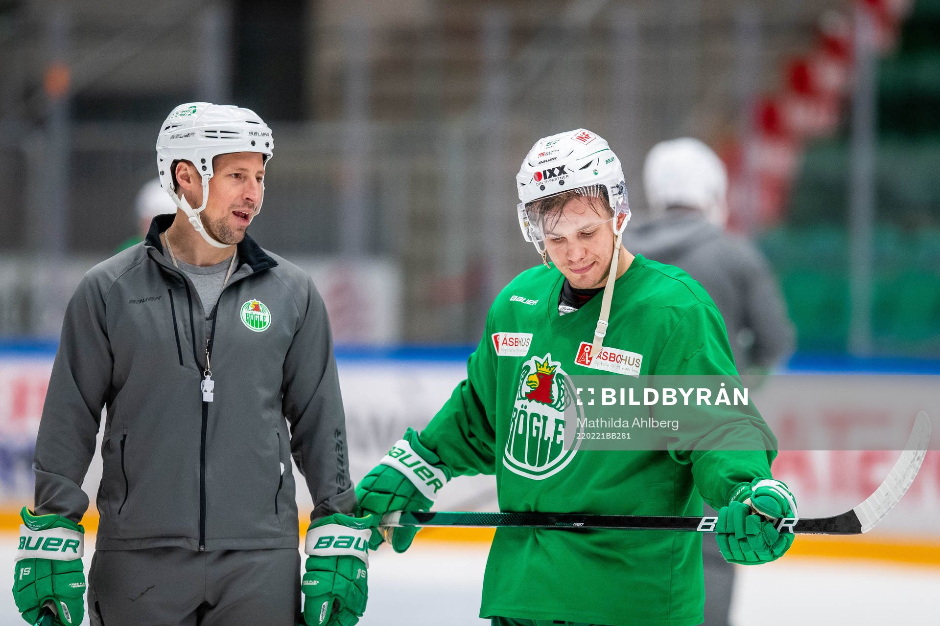 Tränare Cam Abbott och Leon Bristedt