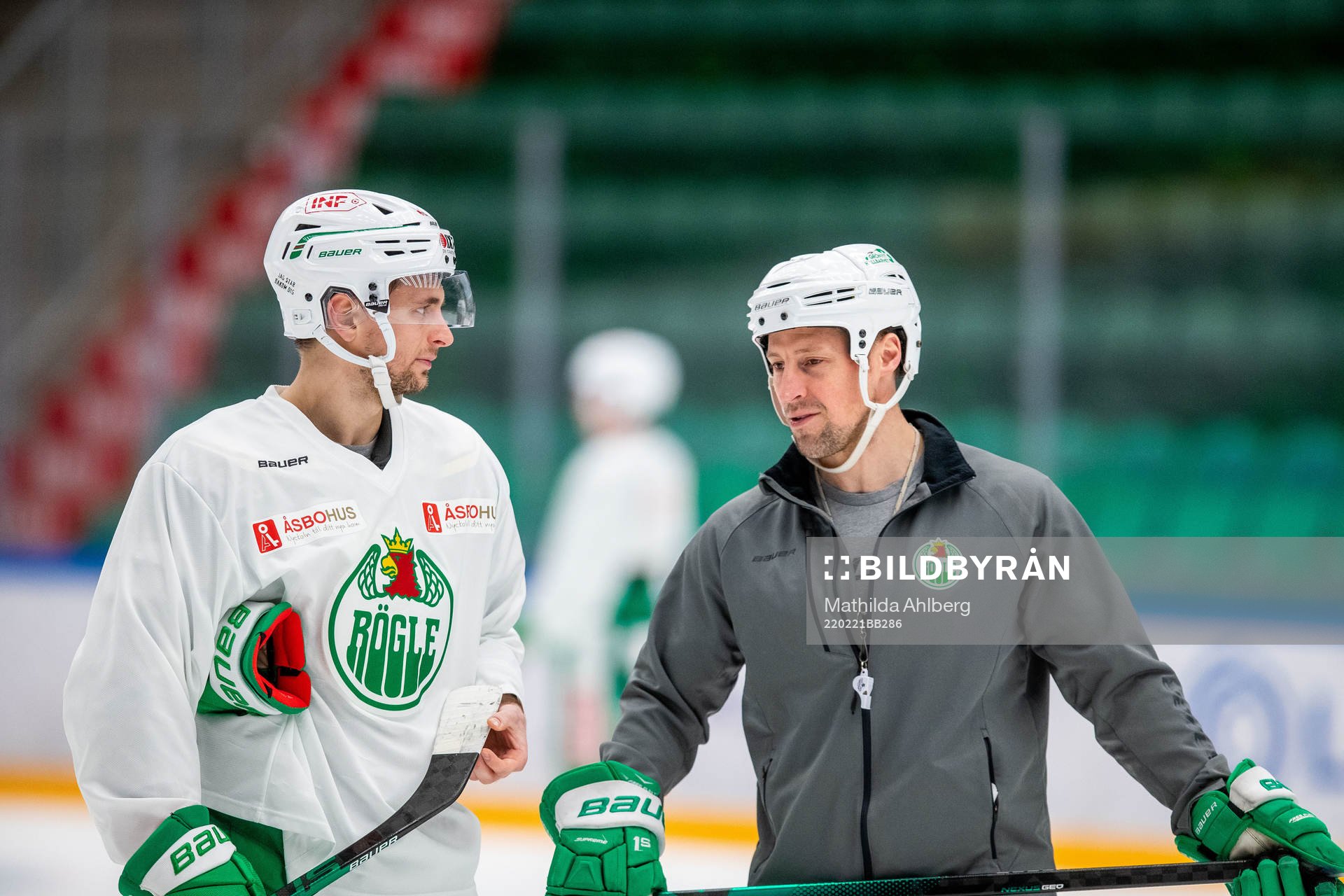 Daniel Zaar och tränare Cam Abbott