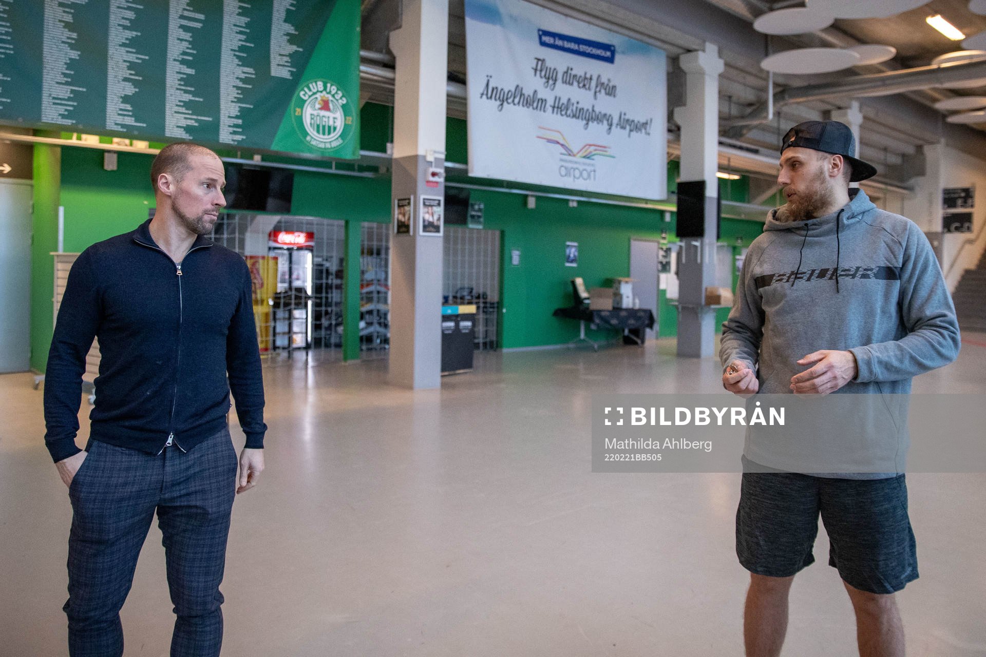 Sportchef Chris Abbott och Vojtech Mozik