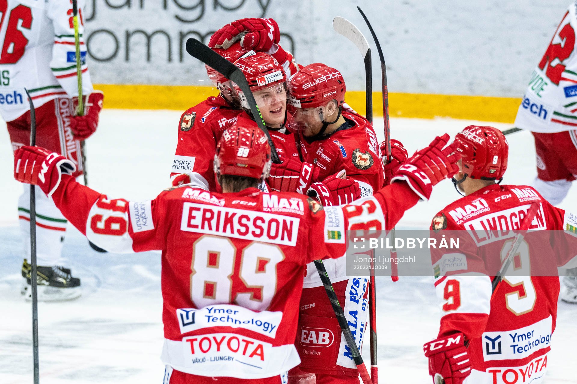 Troja/Ljungbys Jesper Emanuelsson jublar