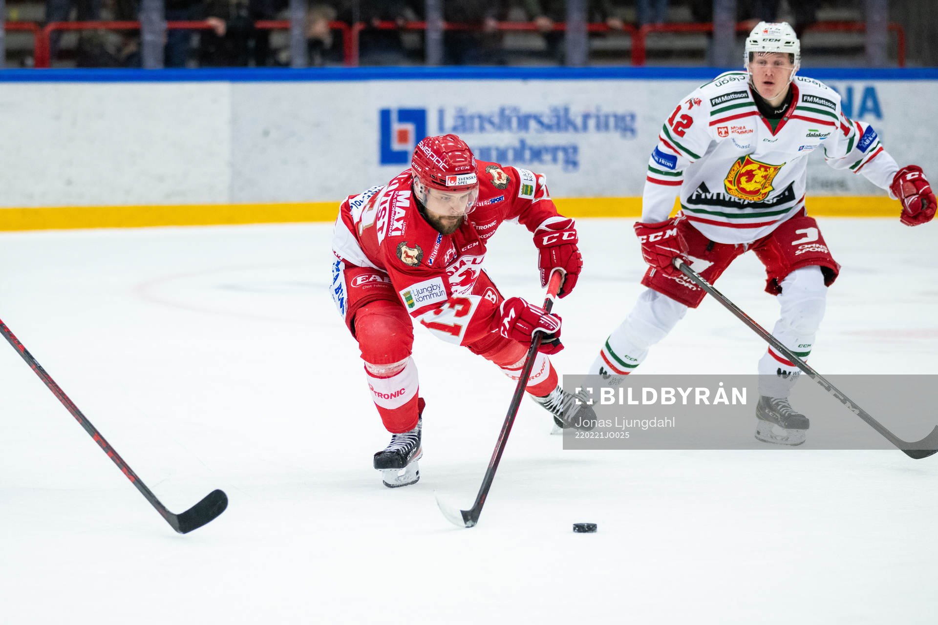Troja/Ljungbys Tobias Törnkvist och Moras Filip Björkman
