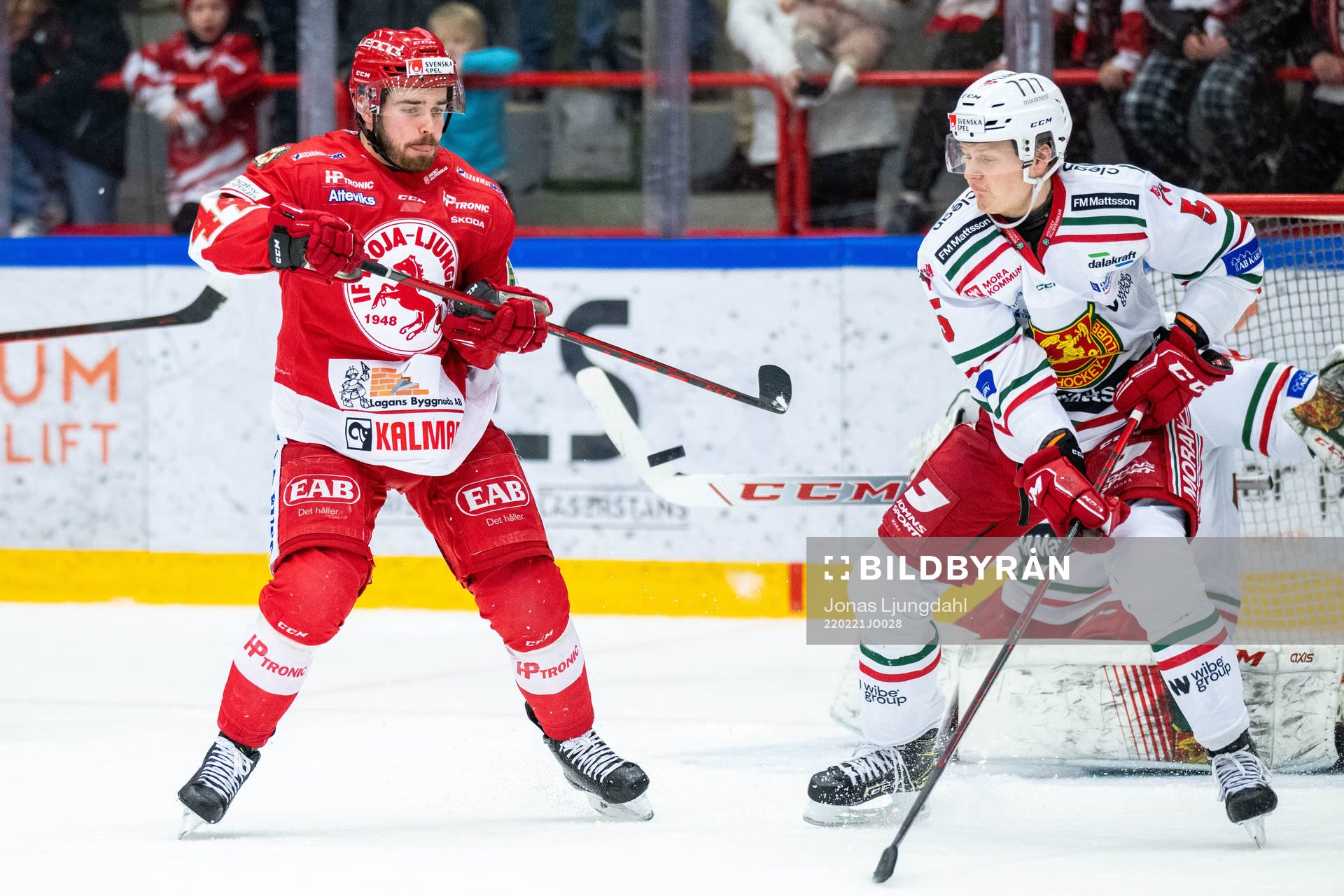 Troja/Ljungbys Arvid Degerstedt och Moras Viktor Larsson