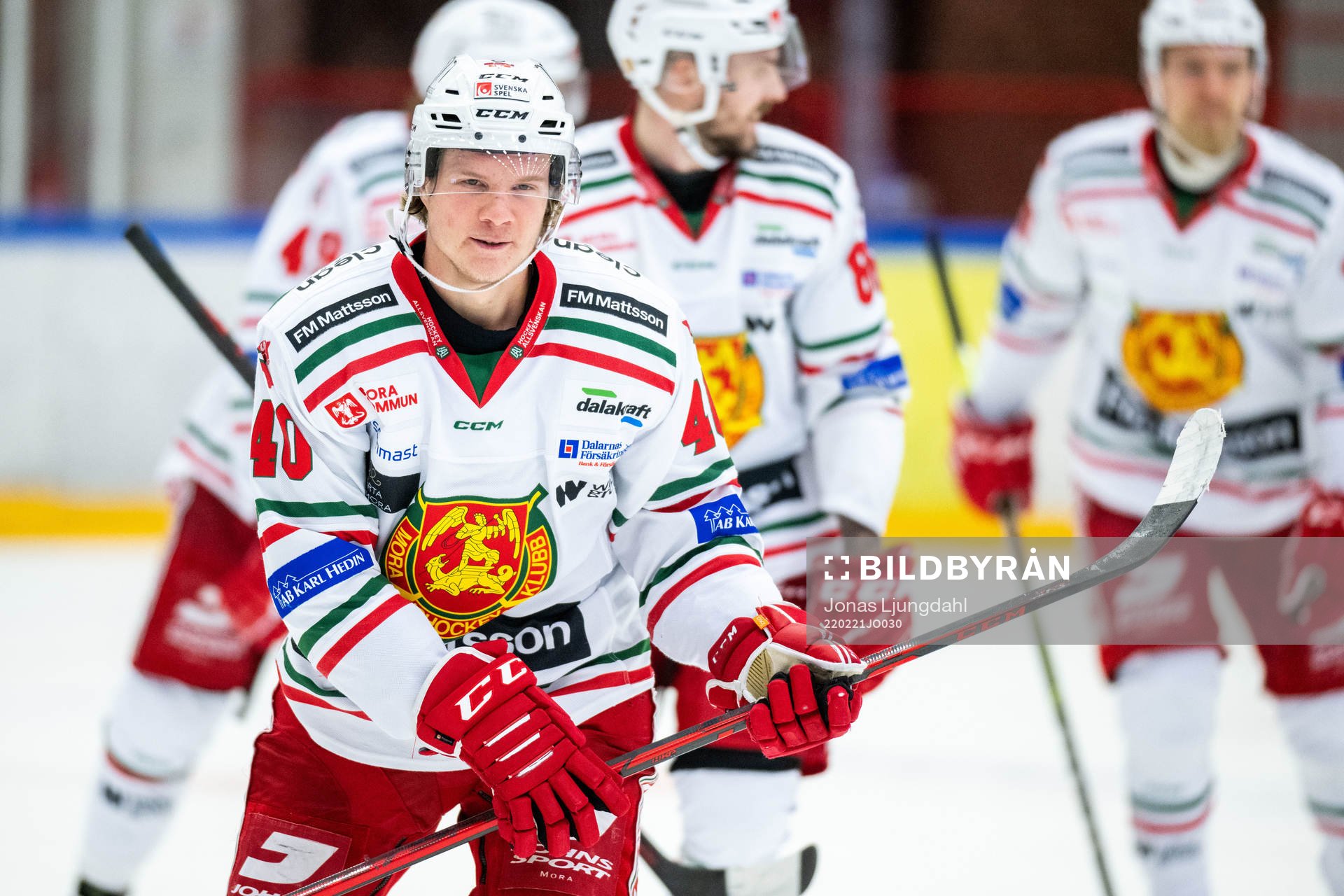 Moras Anton Heikkinen jublar