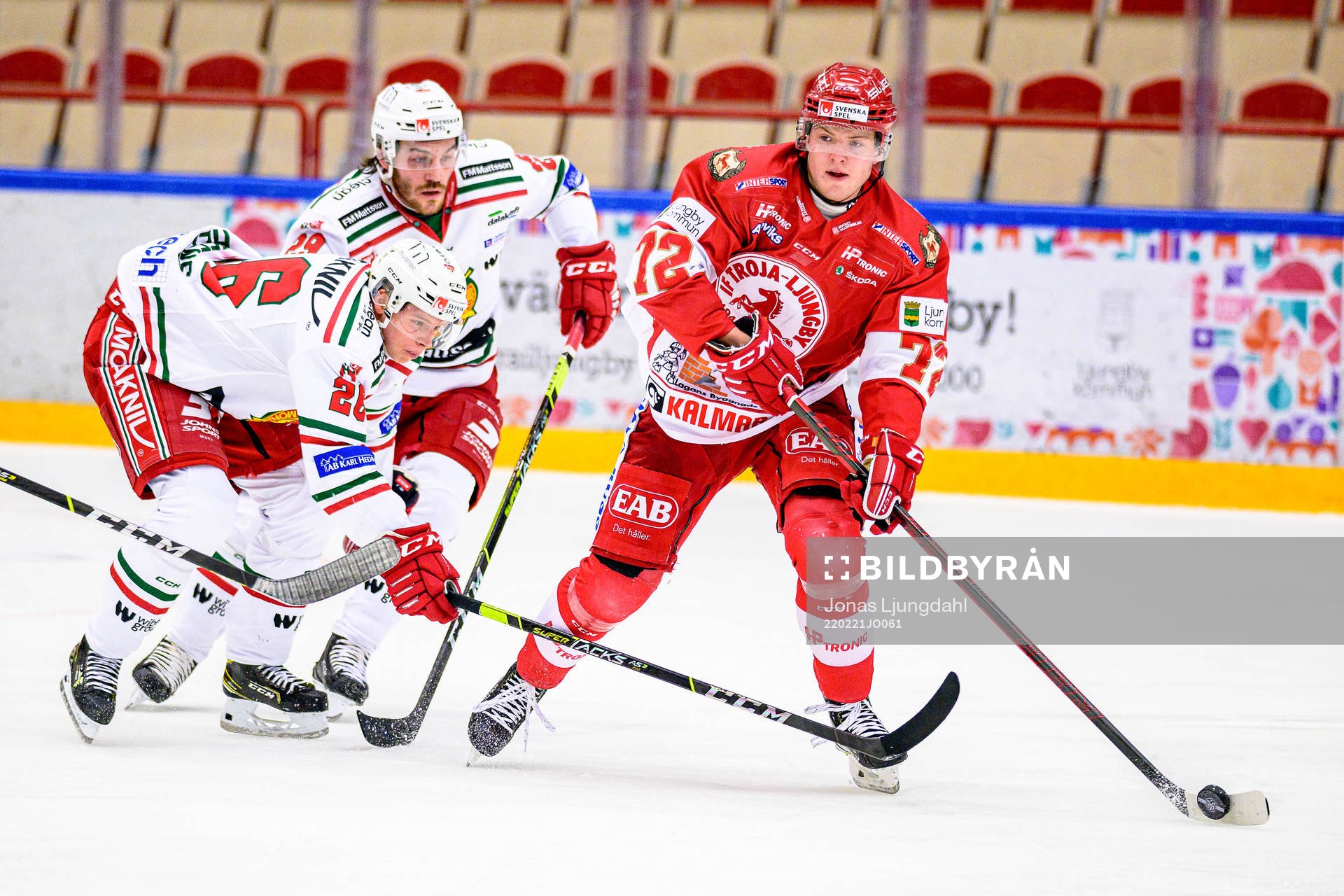 Moras Isac Heens, Johan Persson och Troja/Ljungbys Jesper