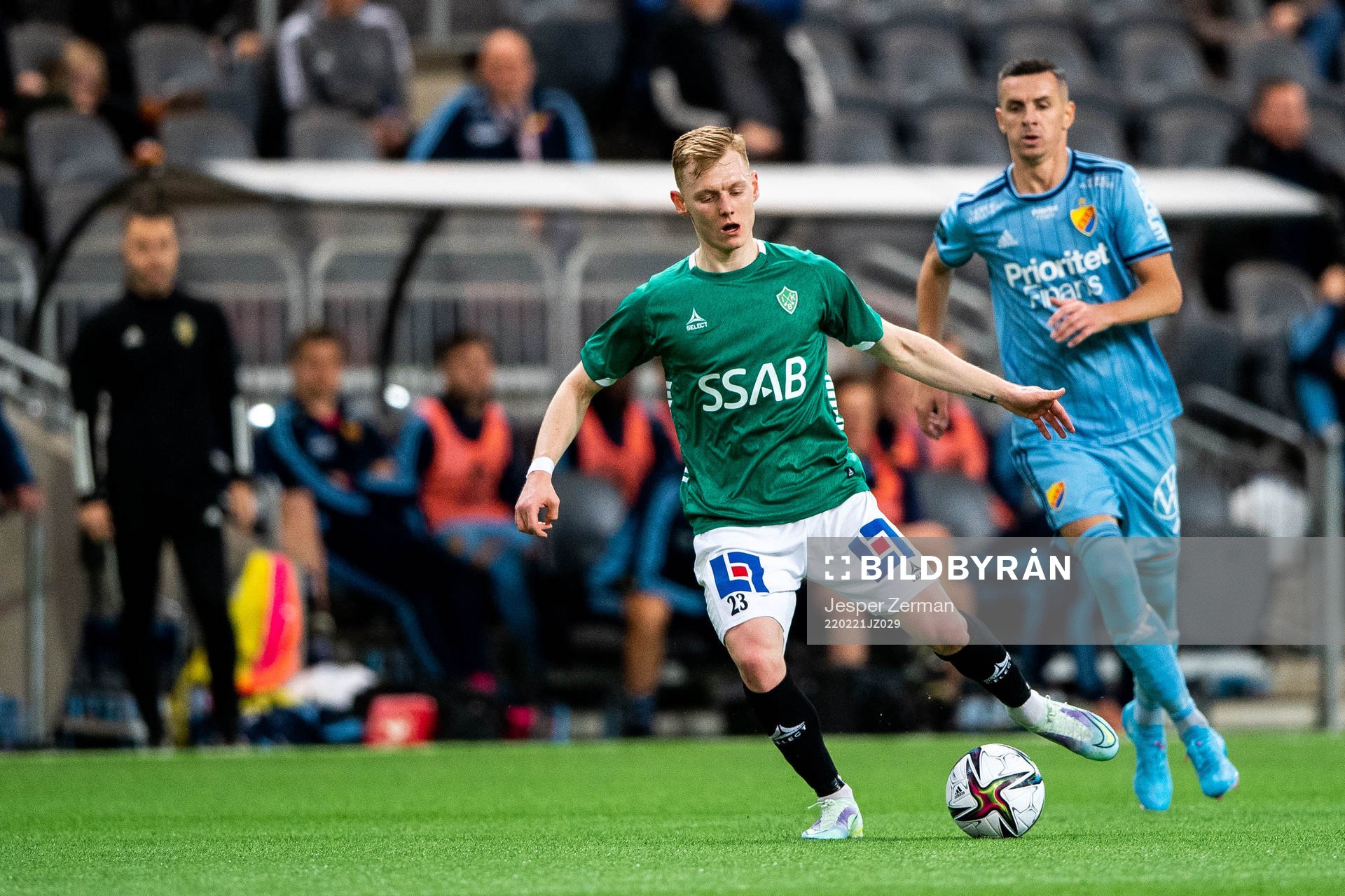 Brages Christopher Redenstrand och Djurgårdens Haris