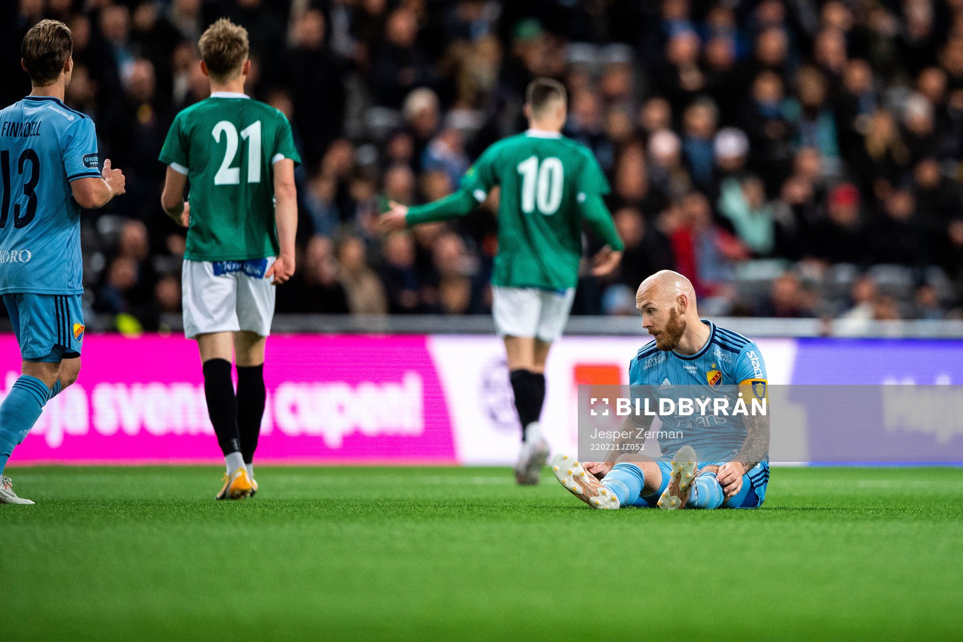 Djurgårdens Magnus Eriksson deppar