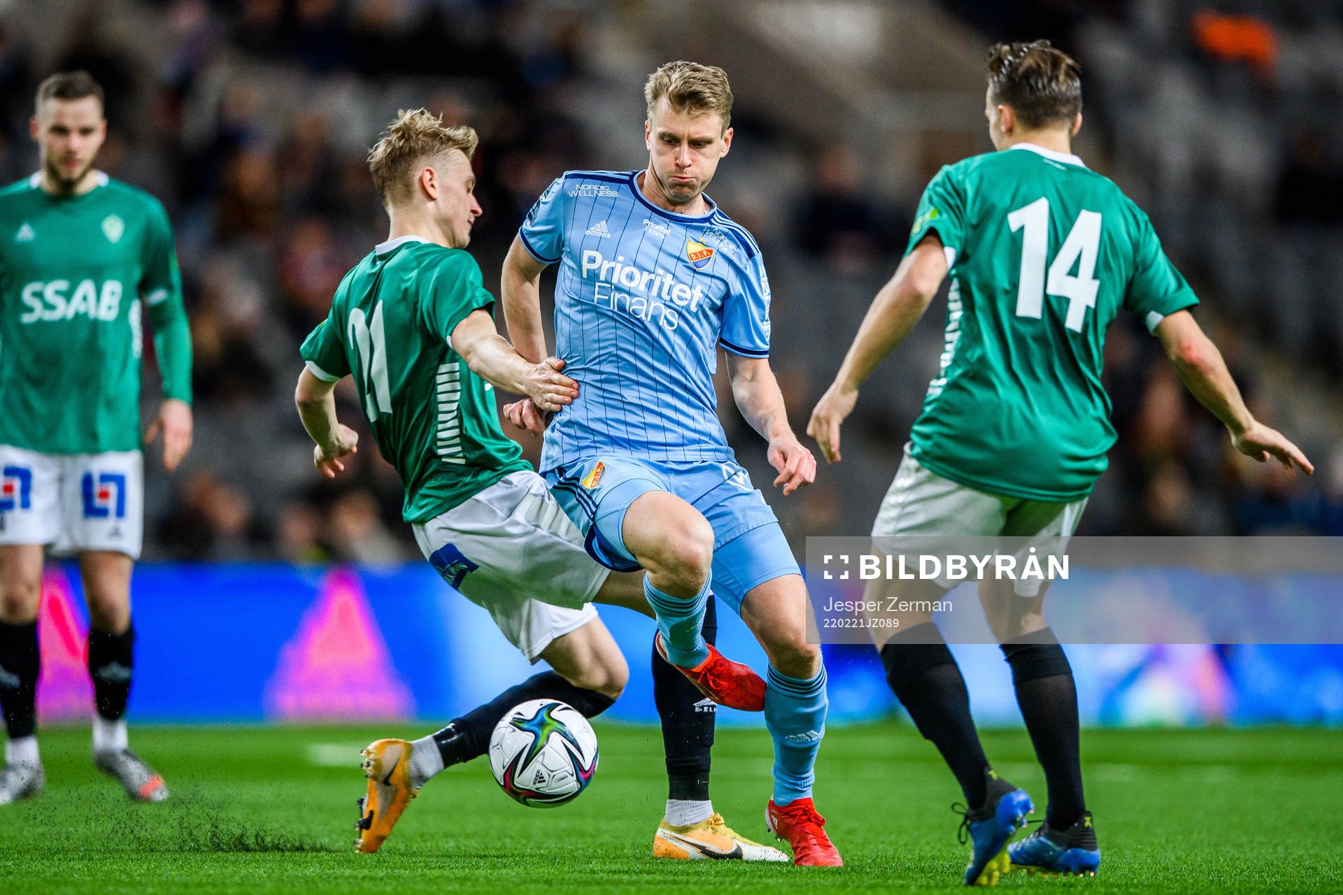 Brages Henry Sletsjöe och Djurgårdens Rasmus Schüller