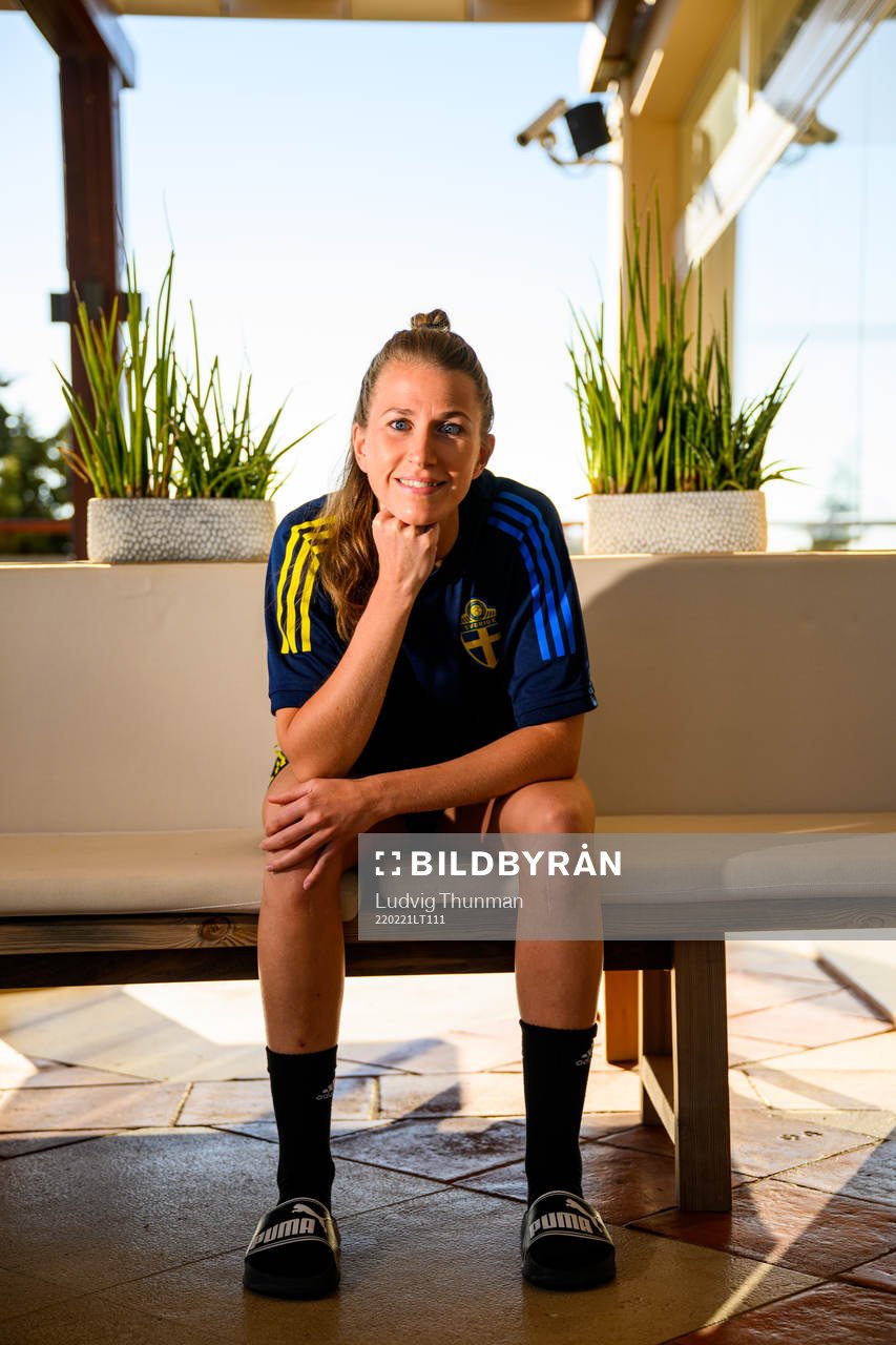 Emma Berglund pose for a portrait