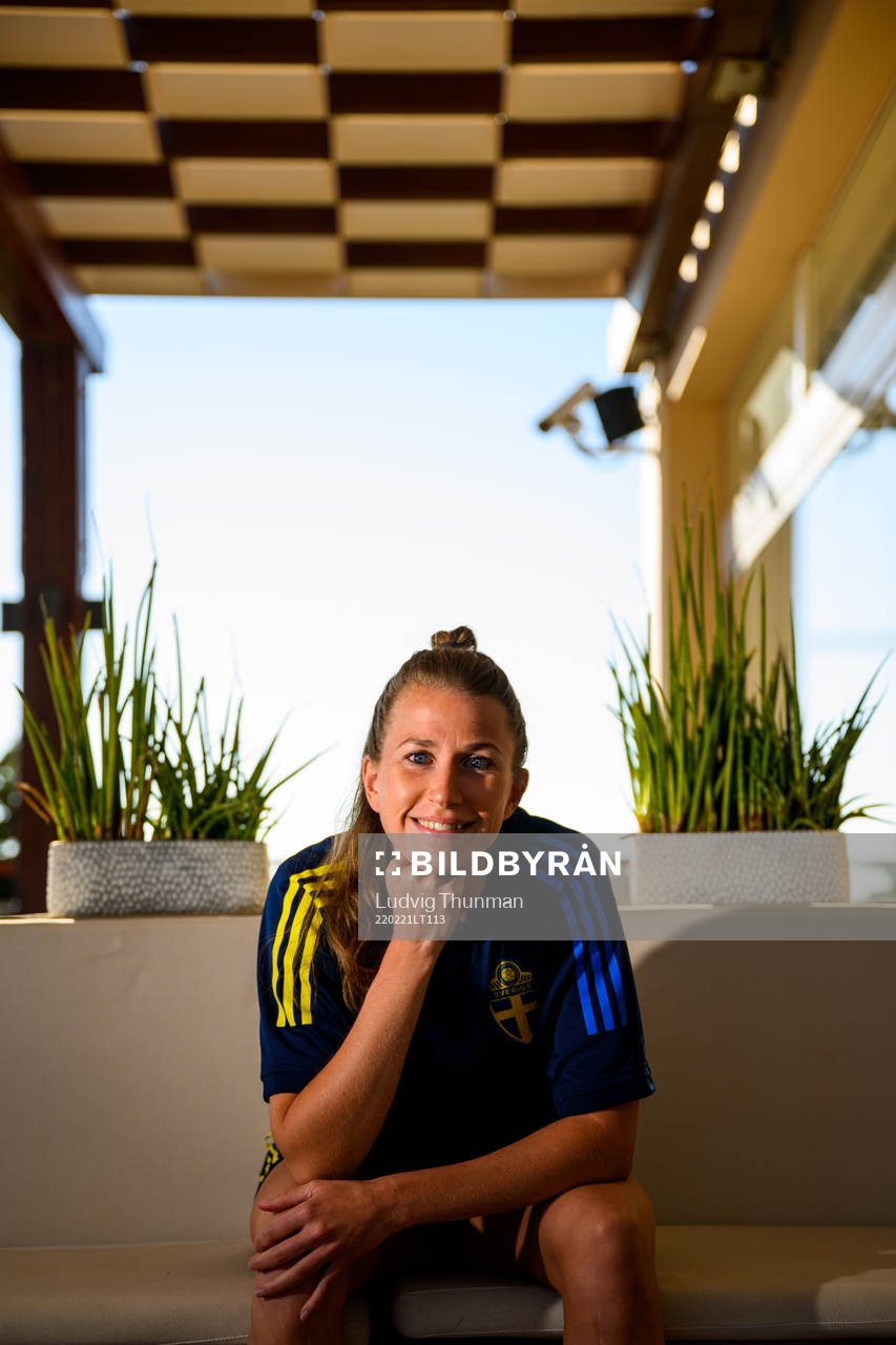 Emma Berglund pose for a portrait