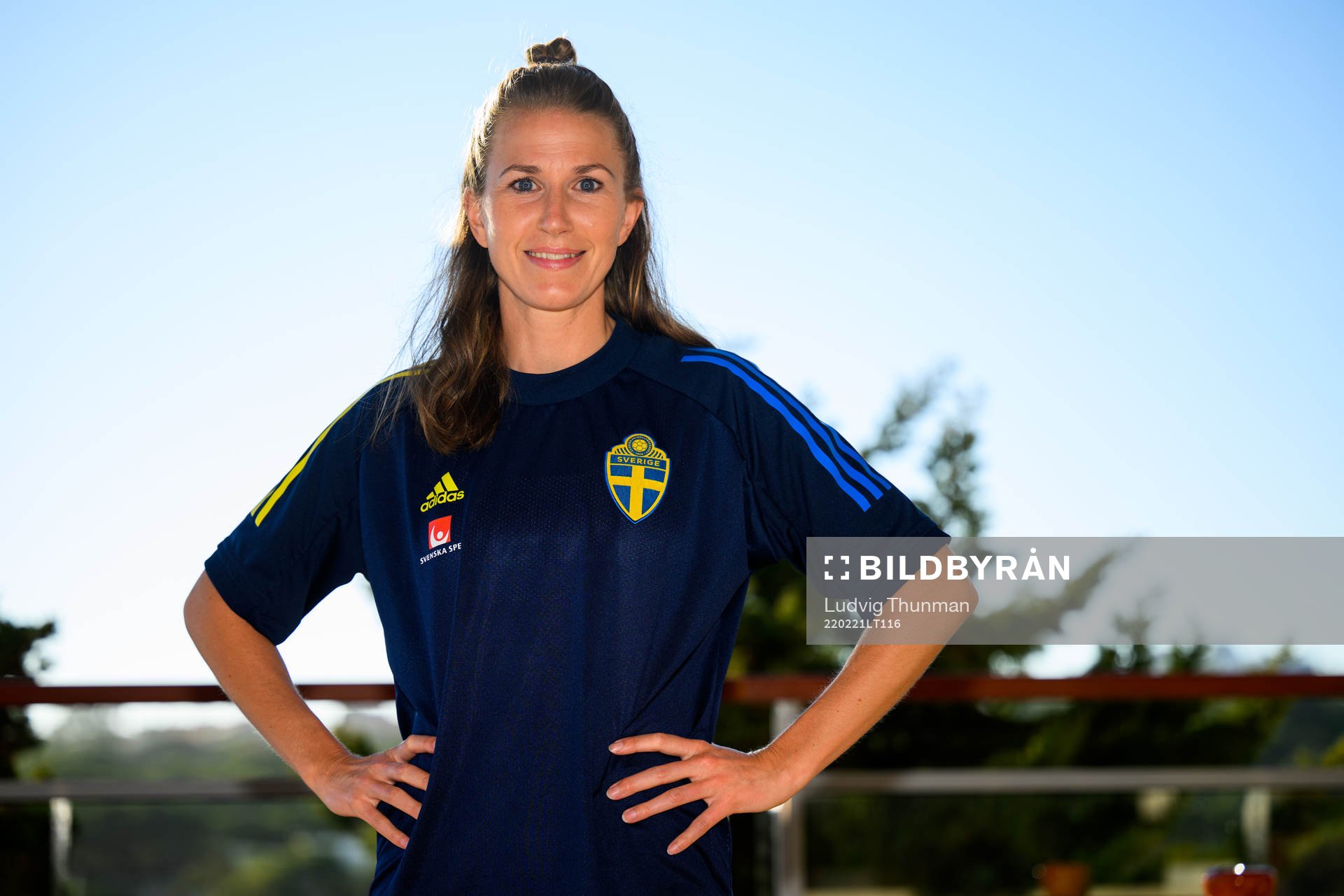 Emma Berglund pose for a portrait