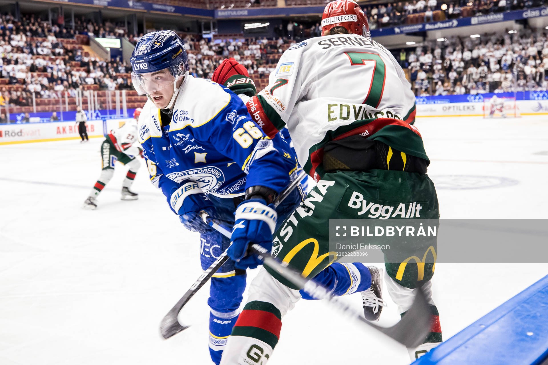 Leksands Nils Åman och Frölundas Simon Edvinsson