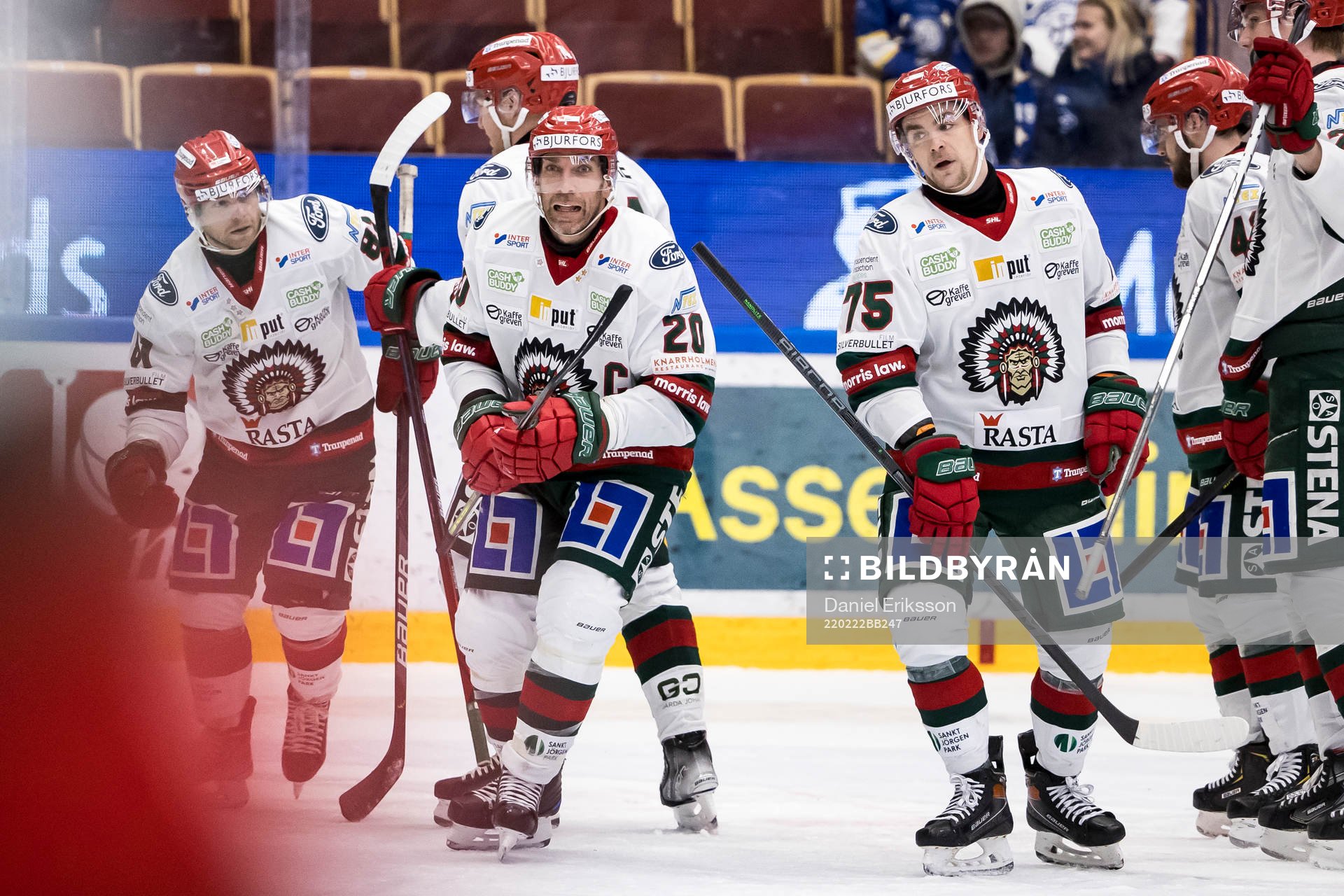 Frölundas Joel Lundqvist jubel