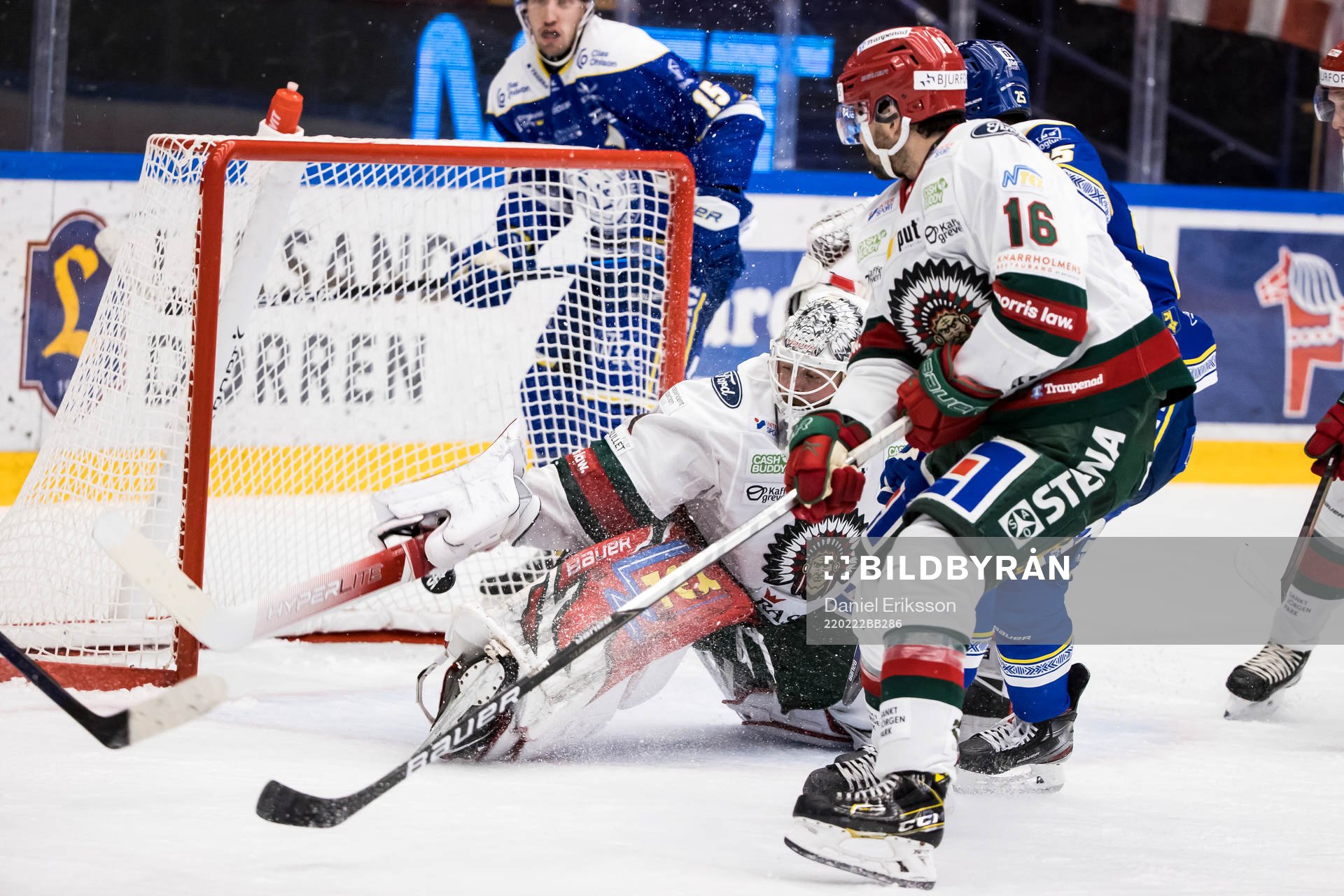 Frölundas målvakt Niklas Rubin