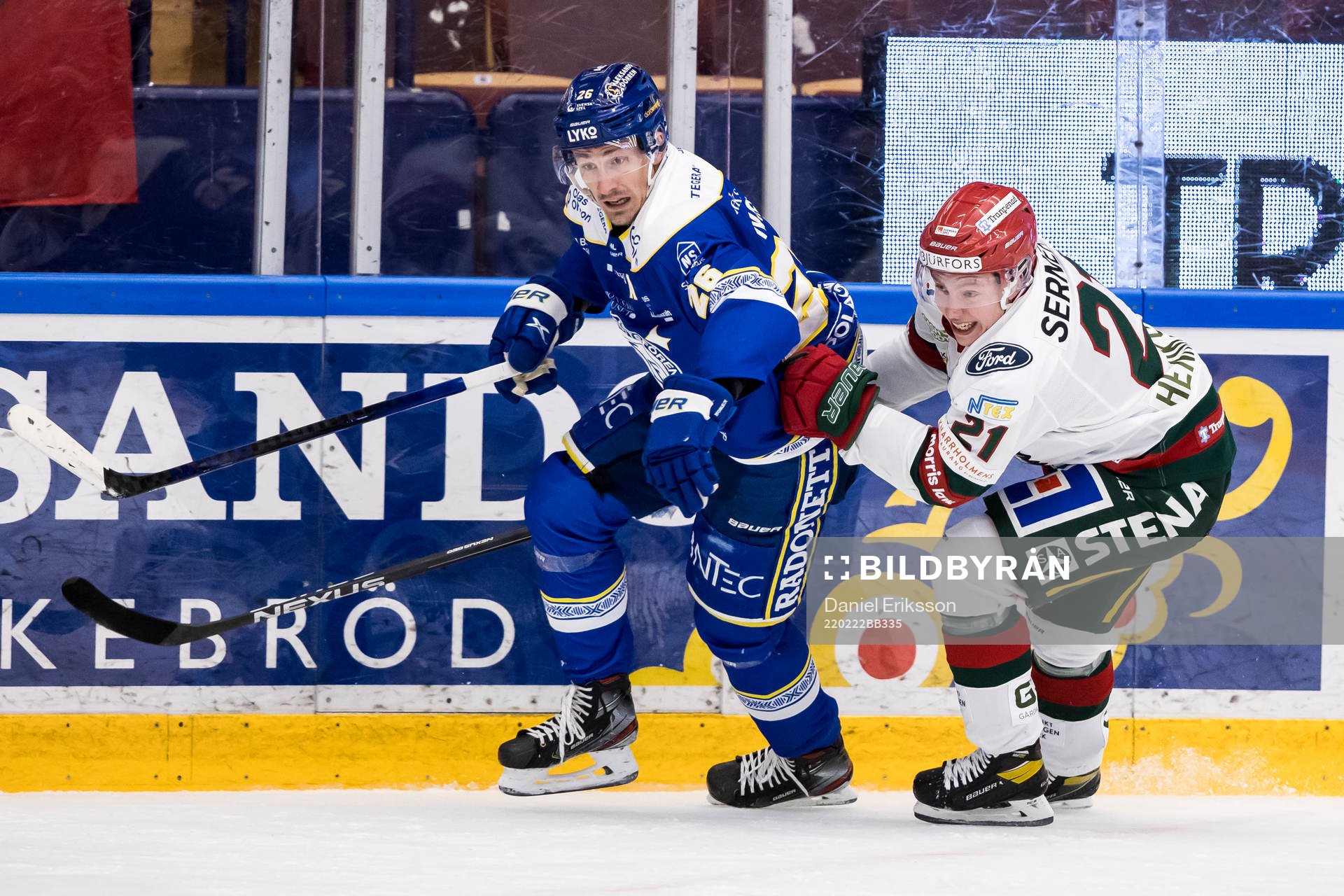 Leksands Patrik Norén och Frölundas Karl Henriksson