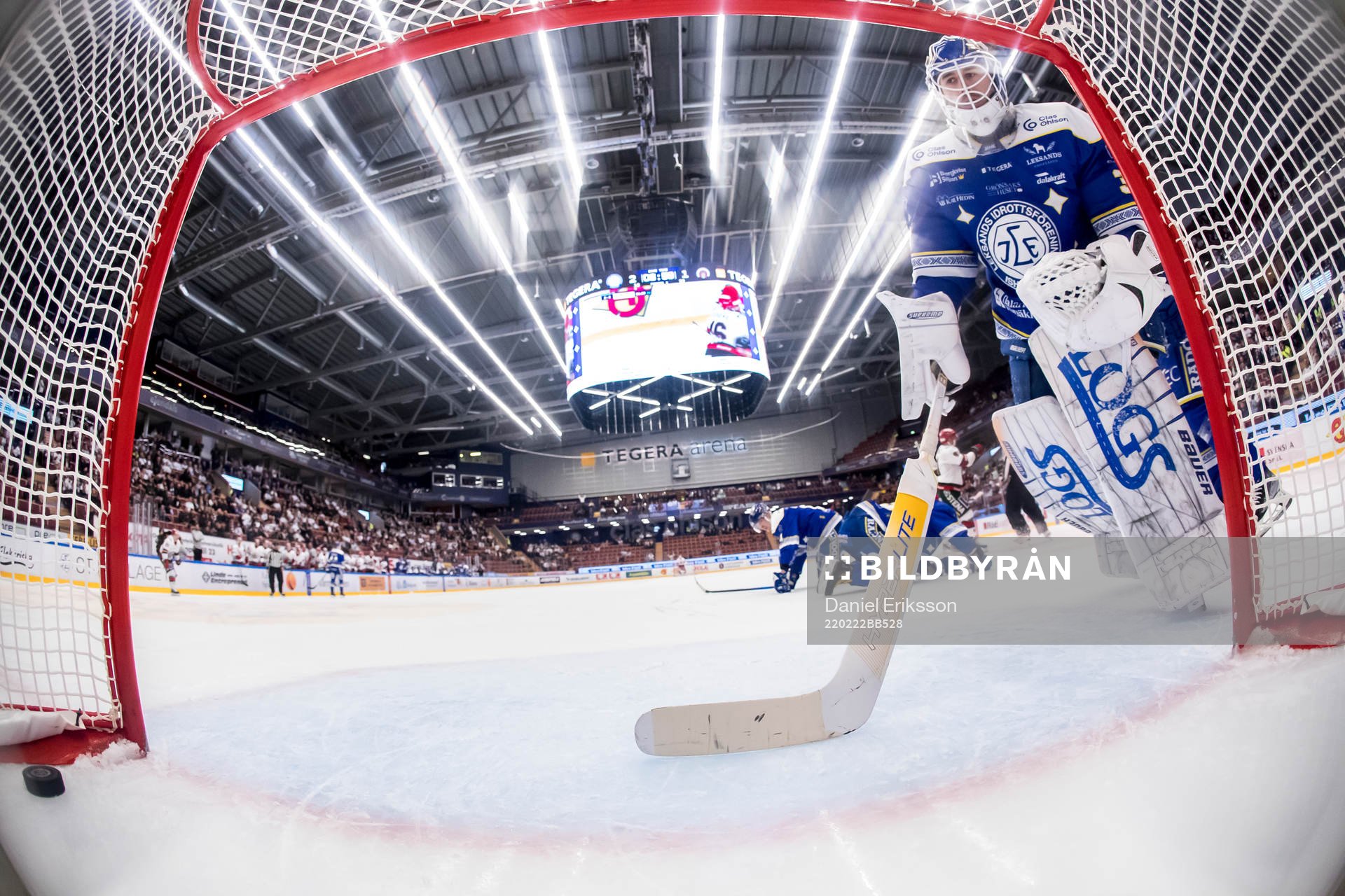 Leksands målvakt Kasimir Kaskisuo deppar