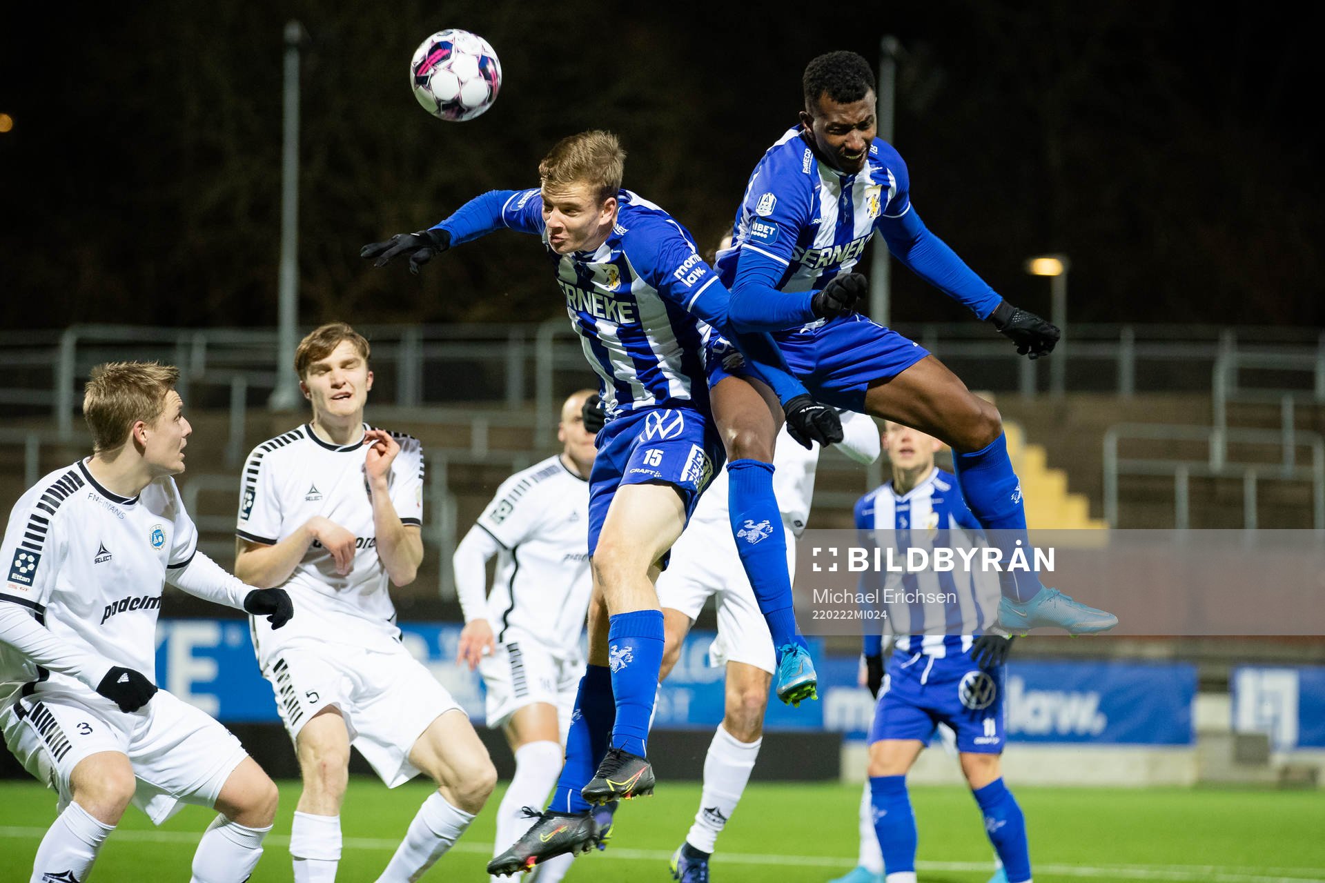IFK Göteborgs Alfons Nygaard  och Bernardo Vilar