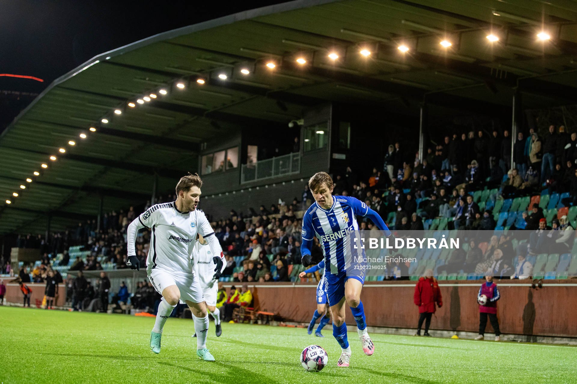 Utsiktens Karl Bohm och IFK Göteborgs Simon Thern