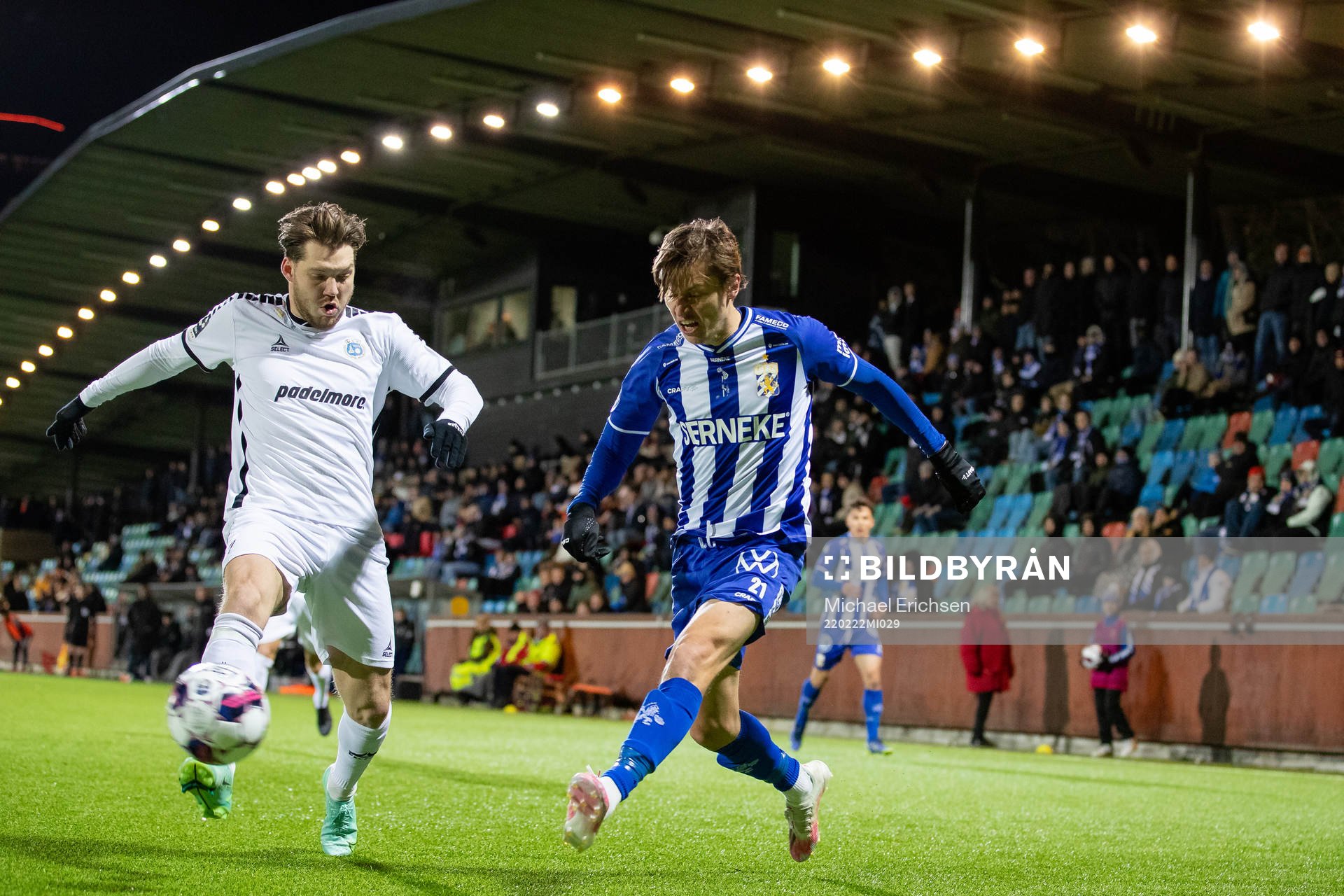 Utsiktens Karl Bohm och IFK Göteborgs Simon Thern