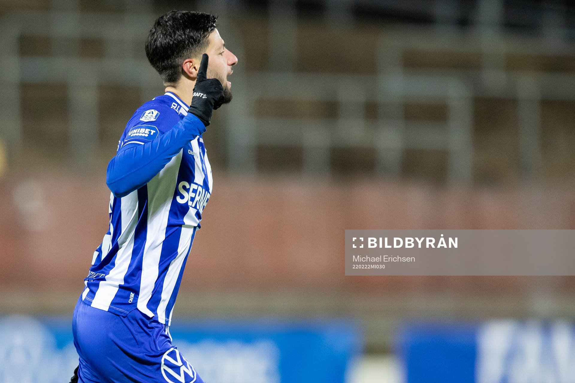 IFK Göteborgs Kevin Yakob jublar