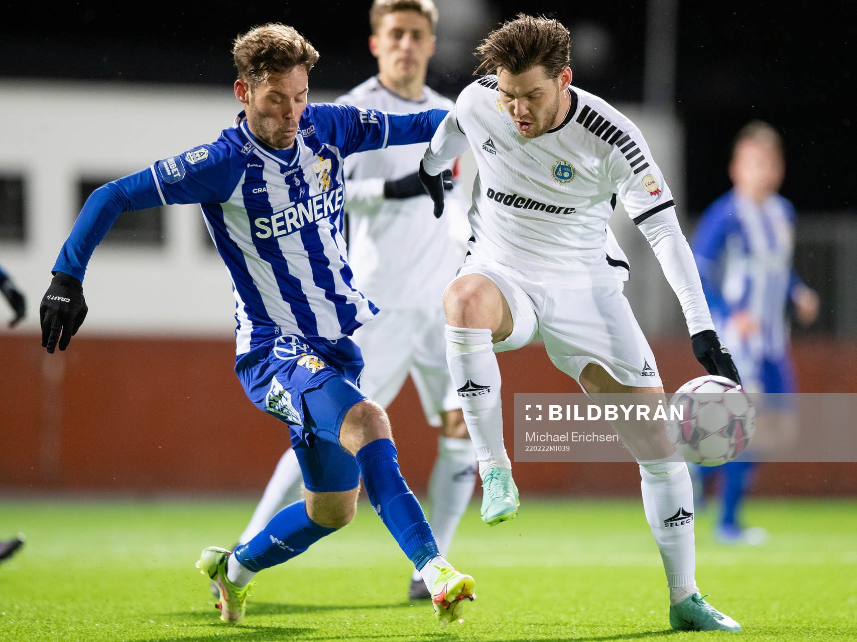 IFK Göteborgs Emil Salomonsson och Utsiktens Karl Bohm