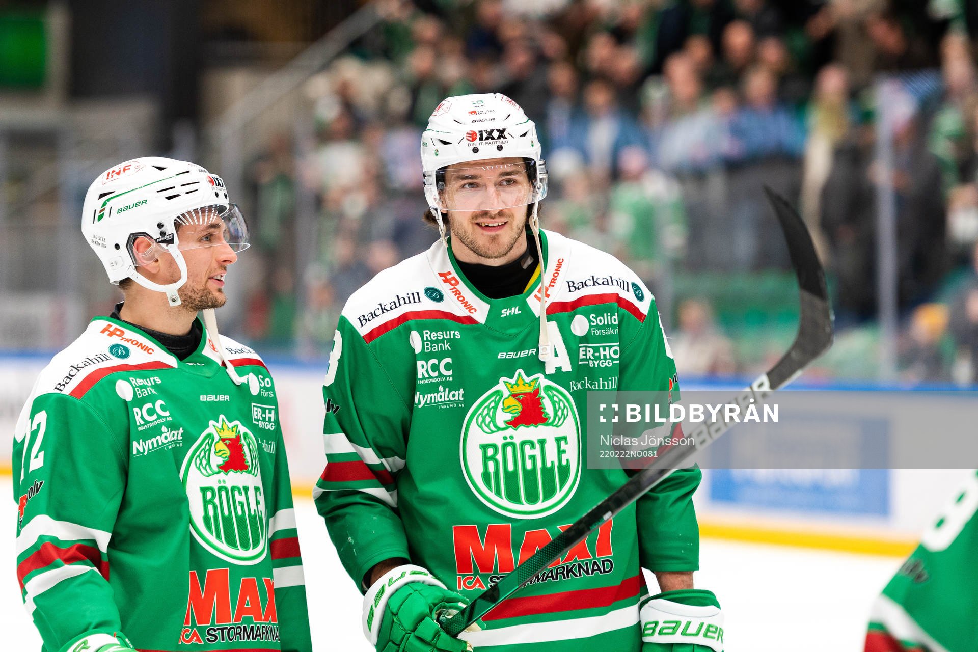 Rögles Daniel Zaar och Dennis Everberg jublar