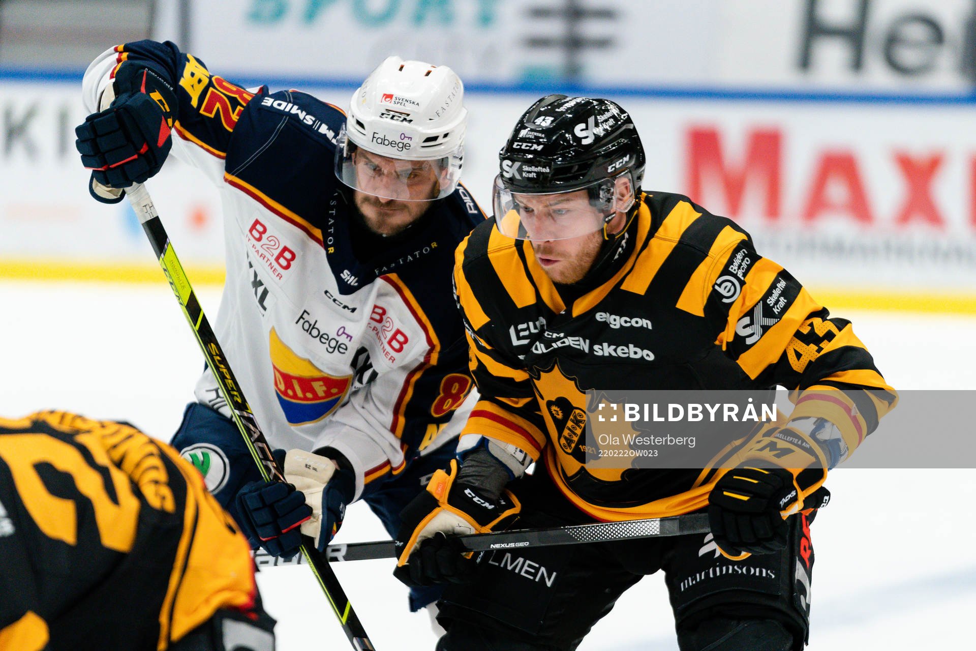 Djurgårdens Paul Carey och Skellefteås Filip