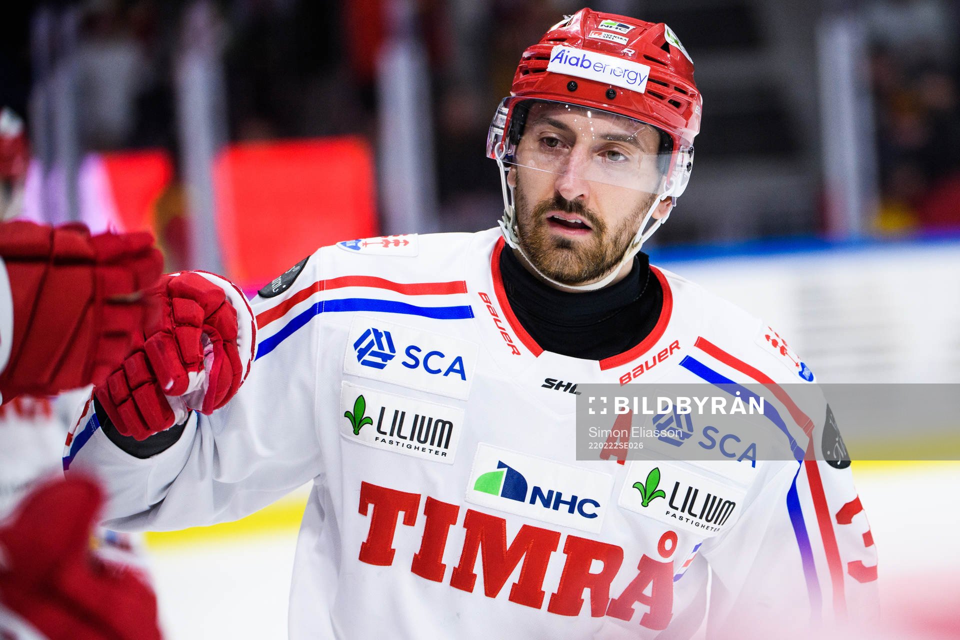 Timrås Albin Lundin jublar