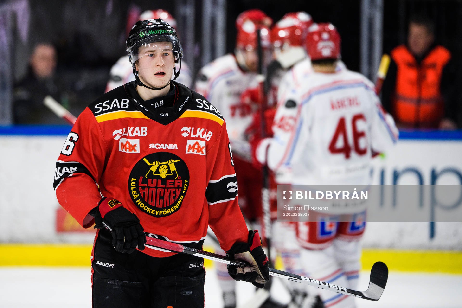 Luleås  Pontus Andreasson deppar